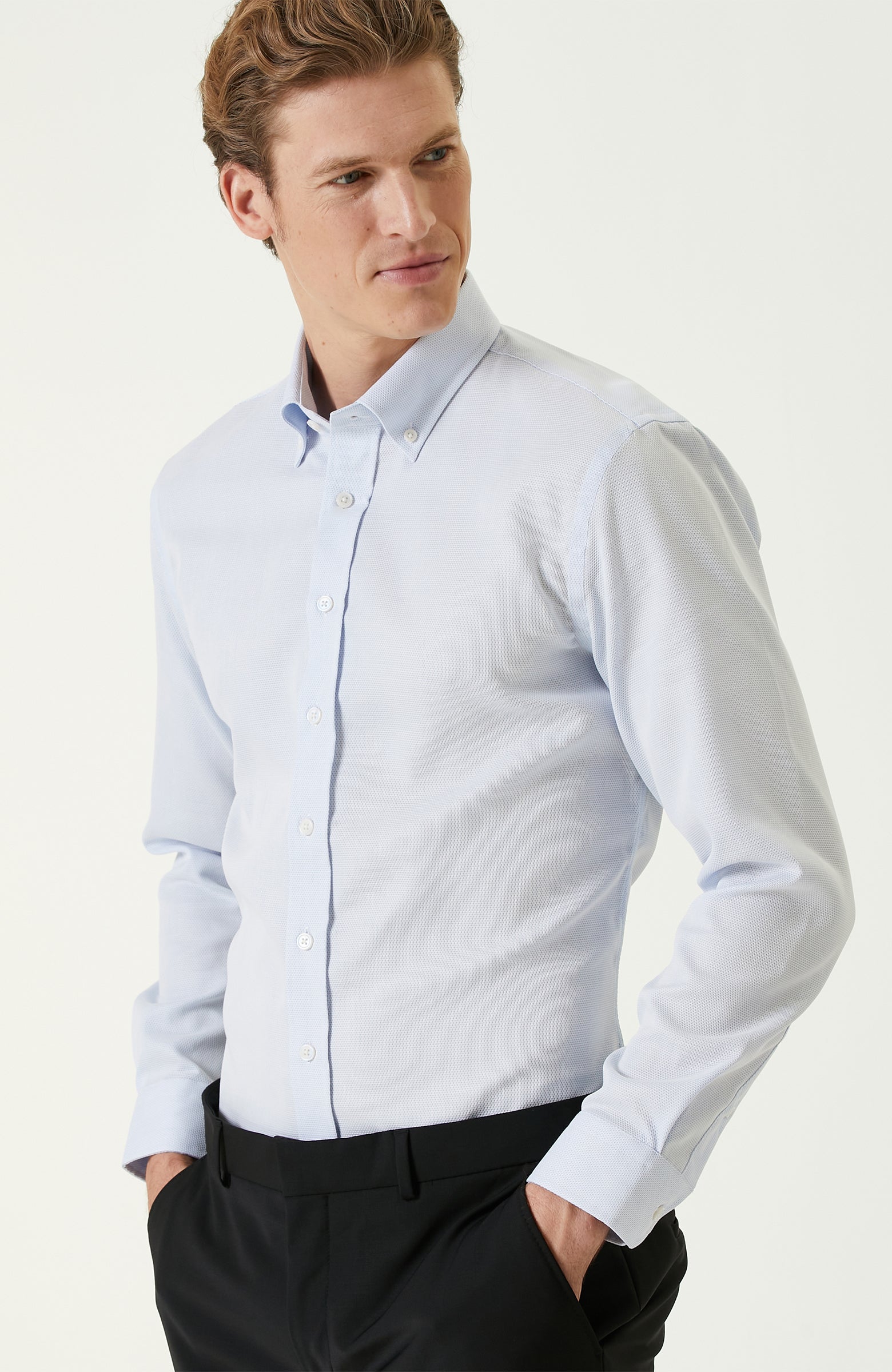 MEN'S Light Blue Non-Iron Shirt