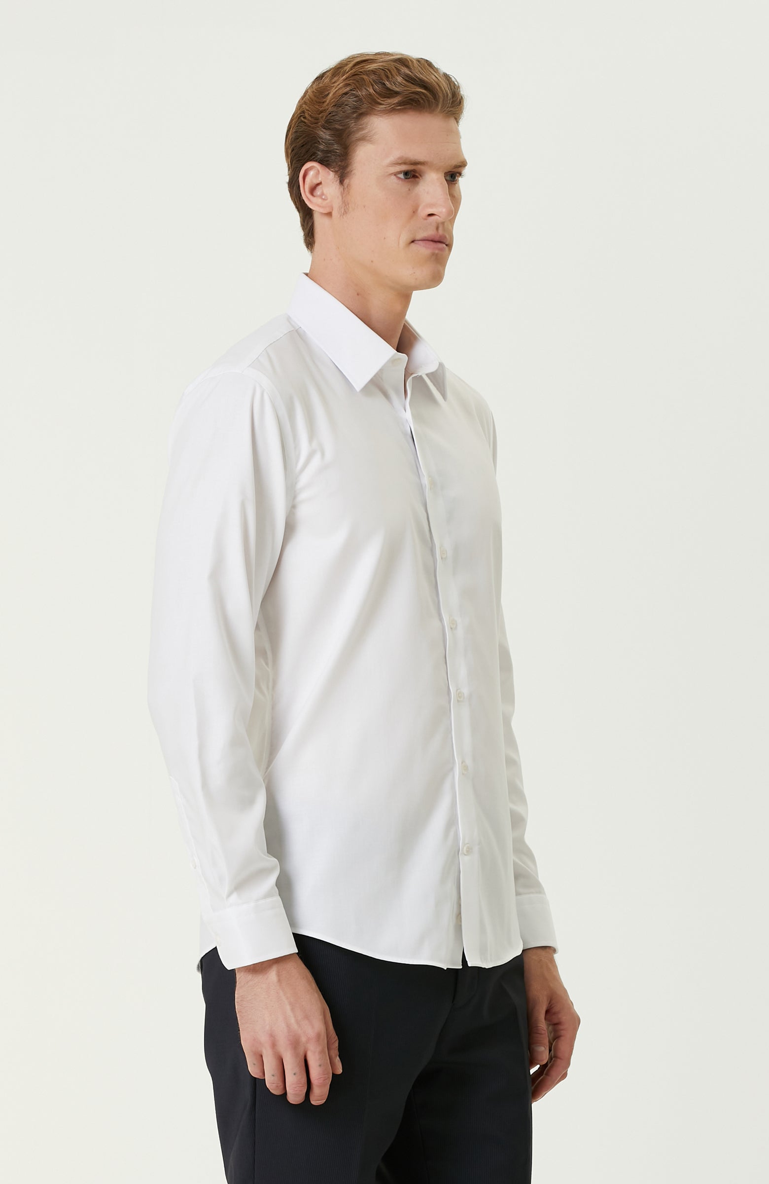 MEN'S White Non-Iron Shirt