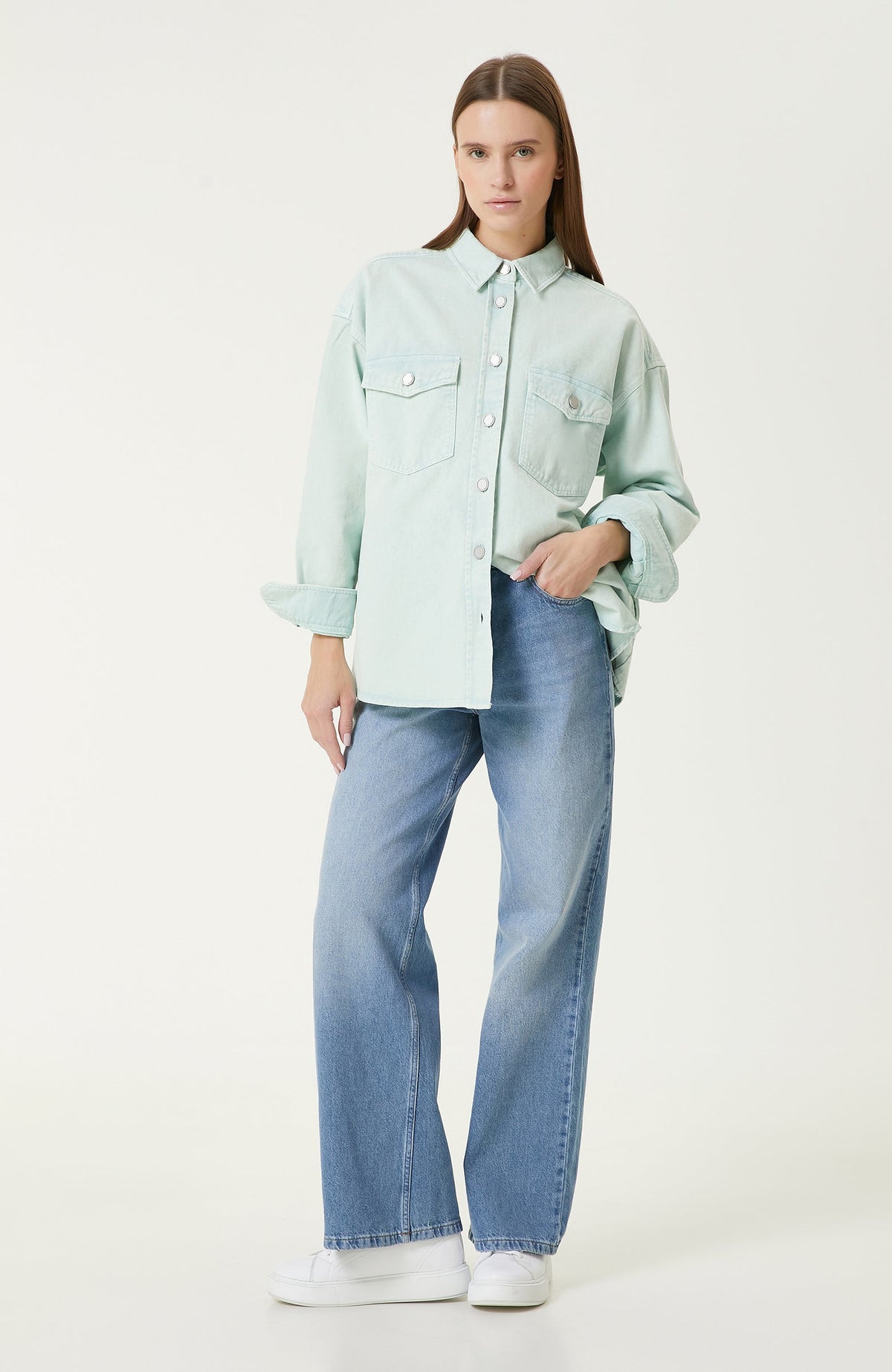 WOMEN'S DENIM SHIRT
