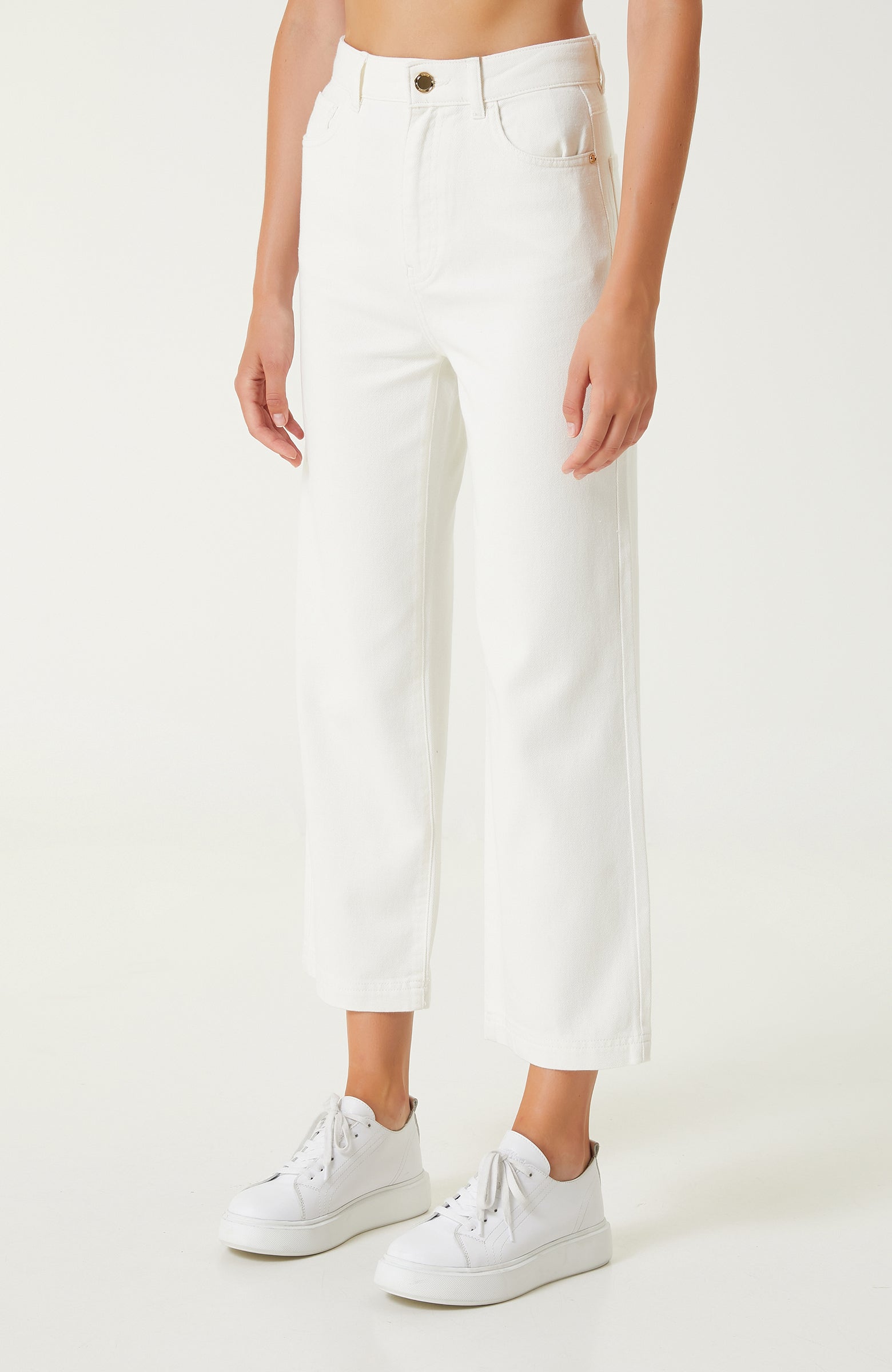 WOMEN'S White Denim Pants