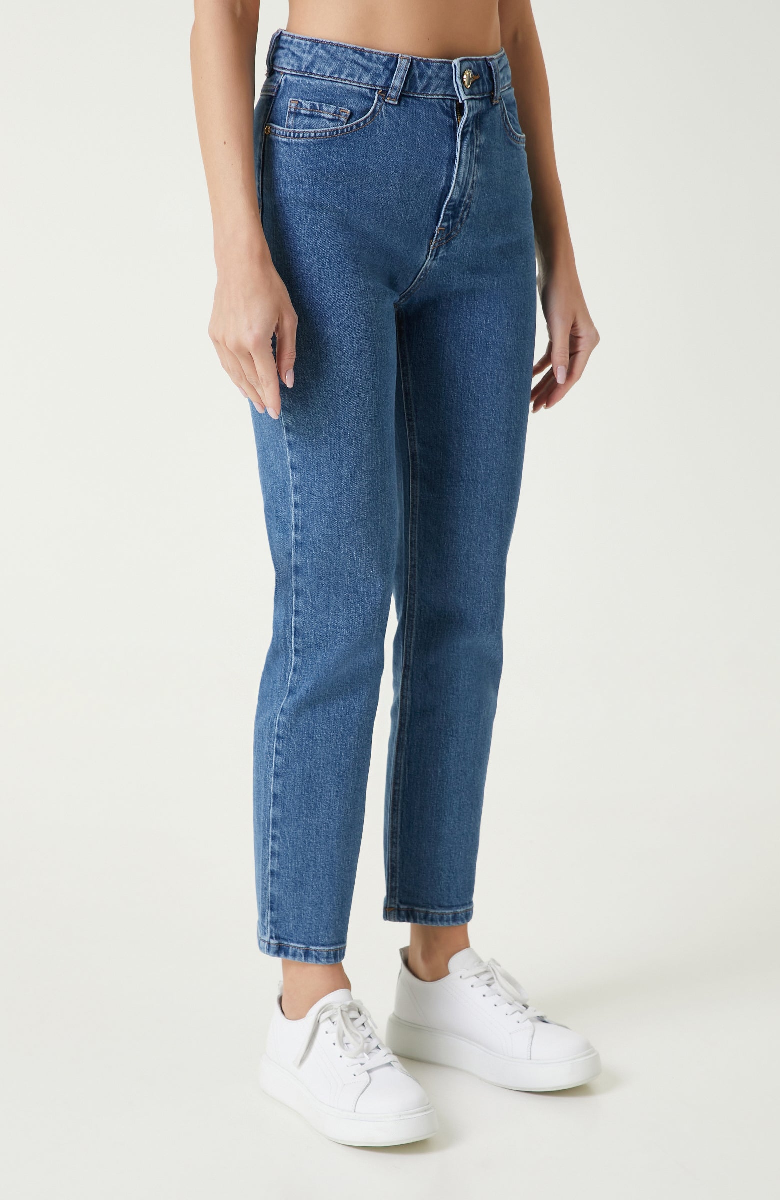 WOMEN'S Open indigo Denim Pants