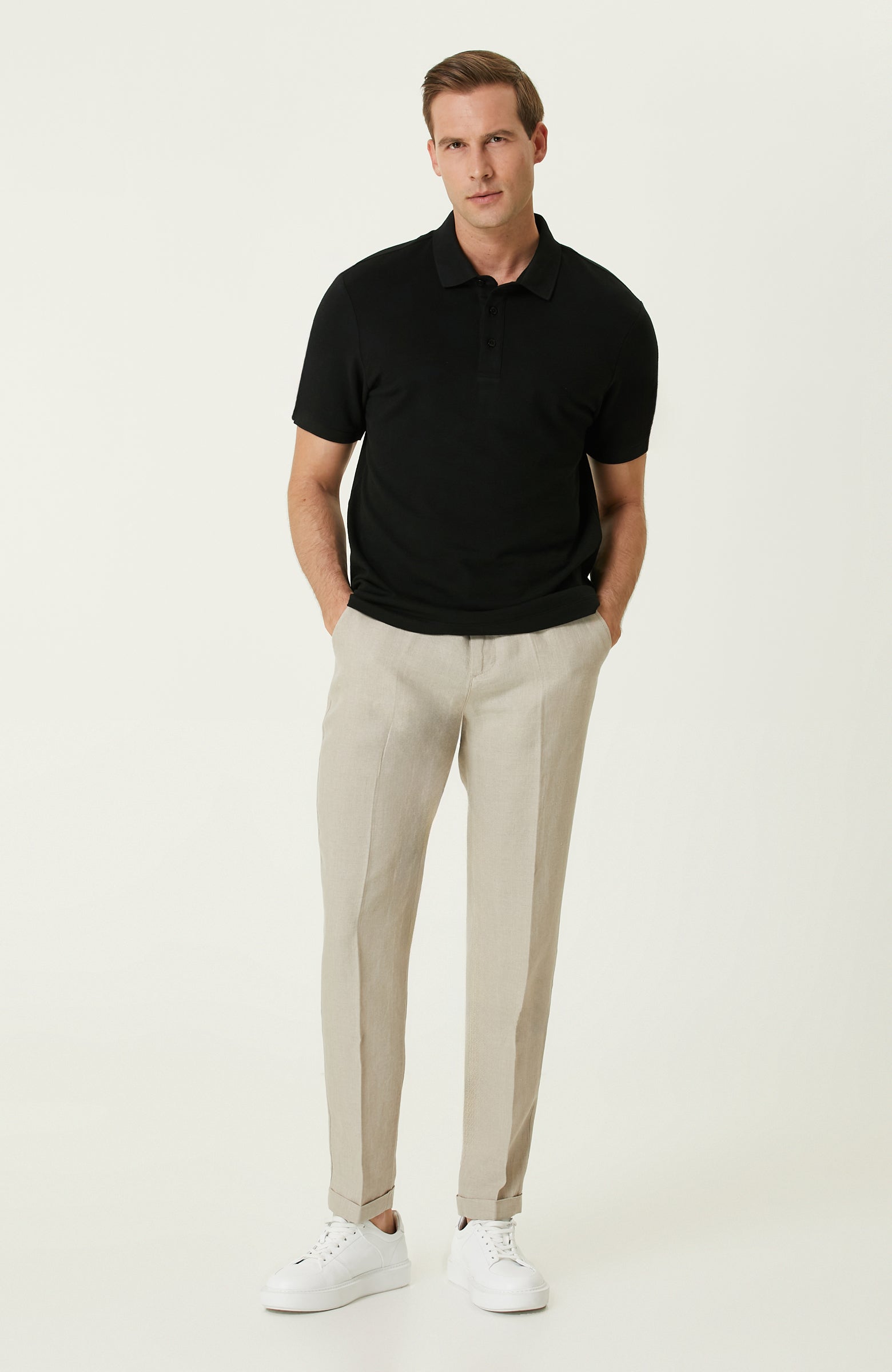 MEN'S Black Polo T-Shirt