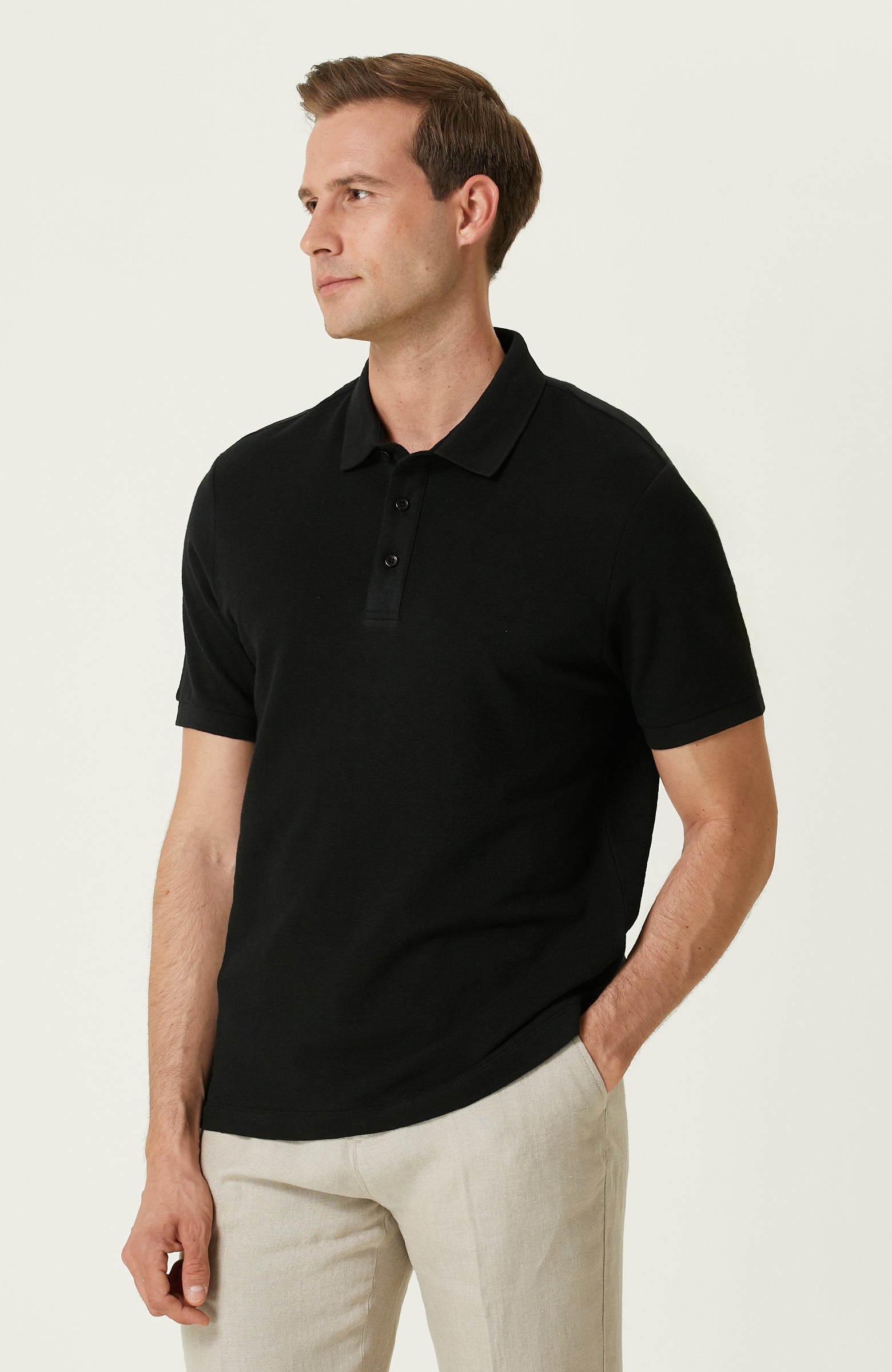 MEN'S Black Polo T-Shirt