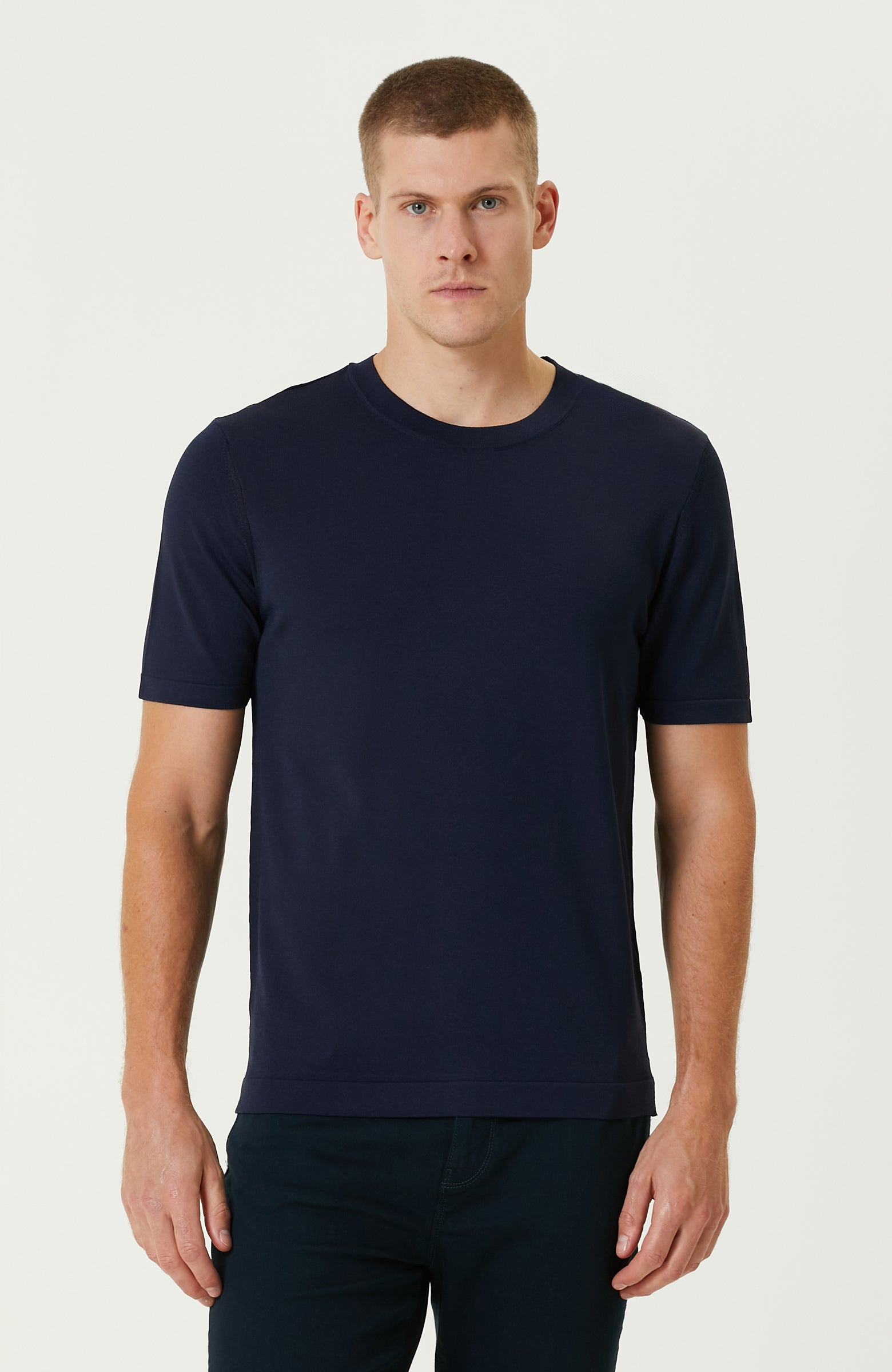 MEN'S Navy Blue Basic Sweater