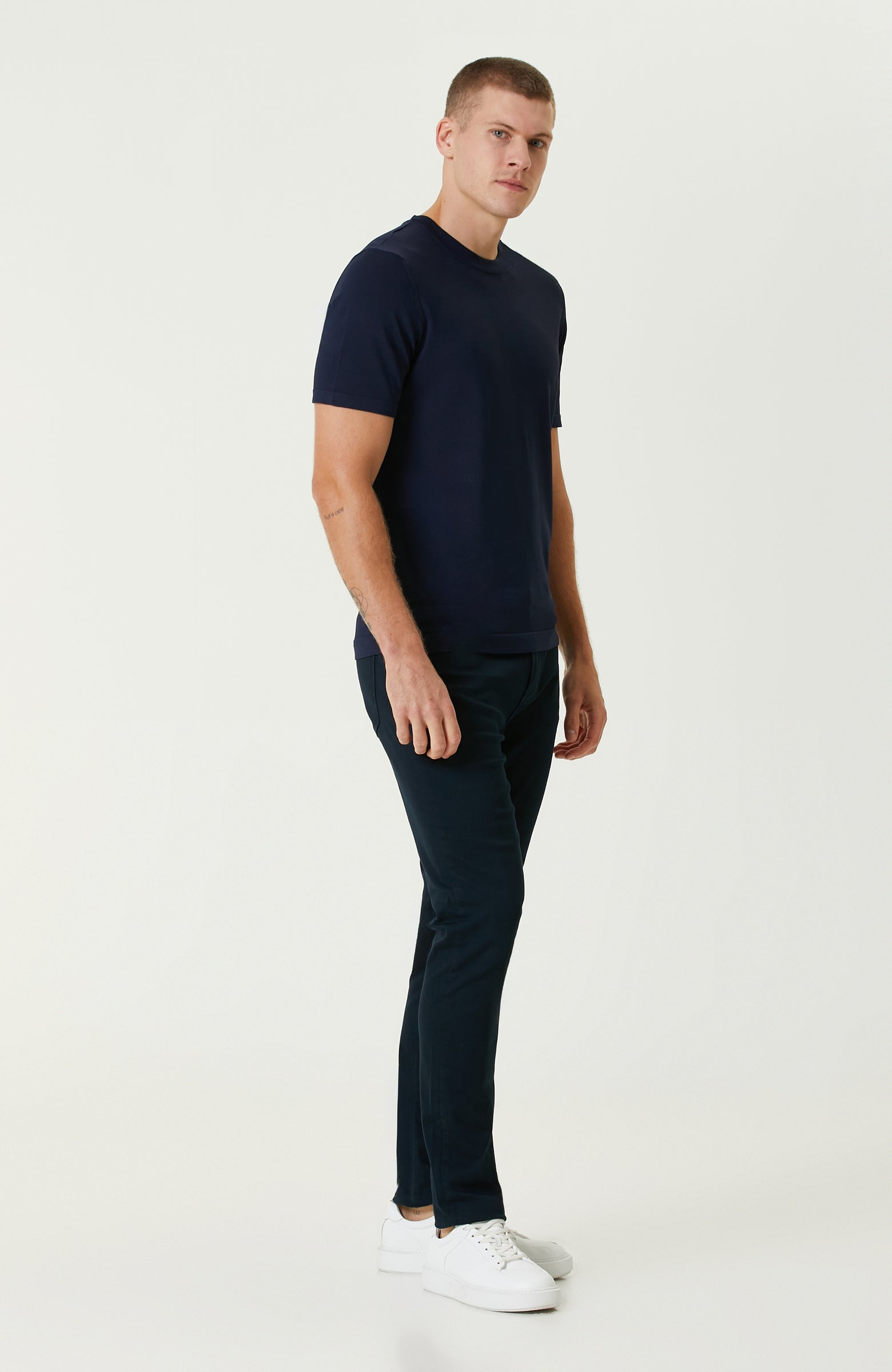 MEN'S Navy Blue Basic Sweater