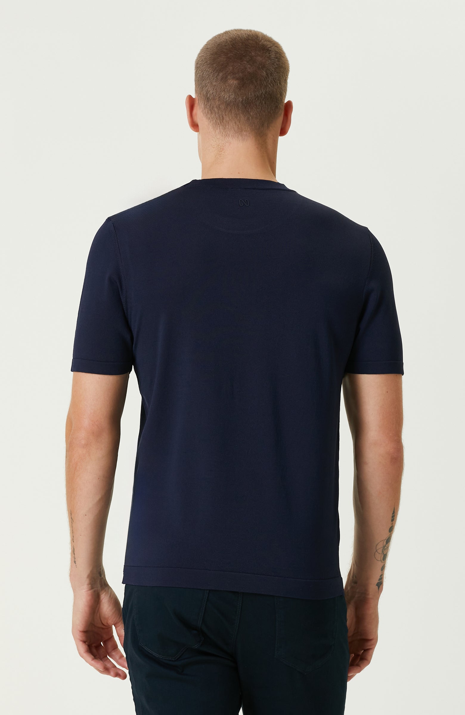 MEN'S Navy Blue Basic Sweater