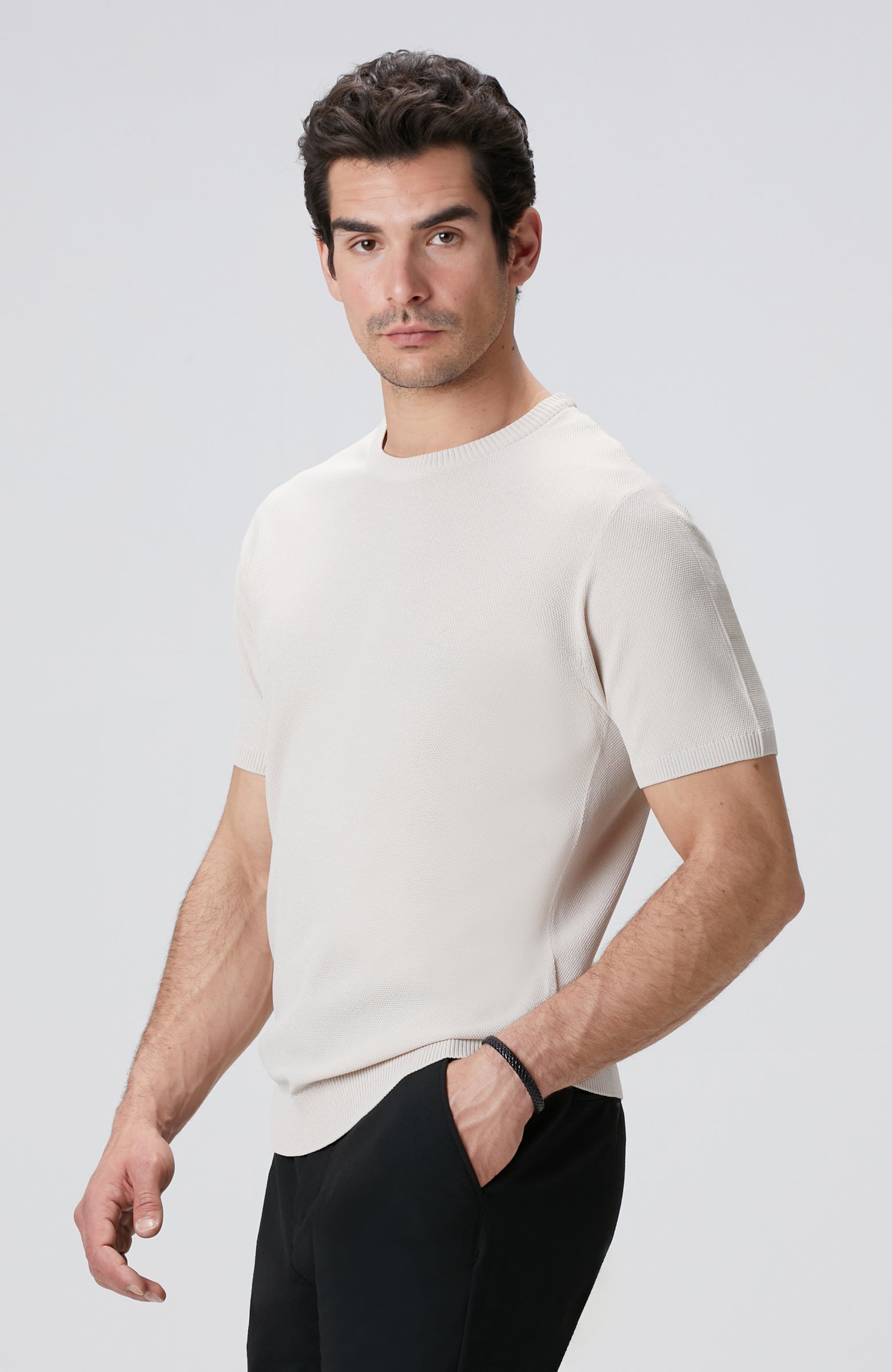 MEN'S Stone Jacquard Sweater