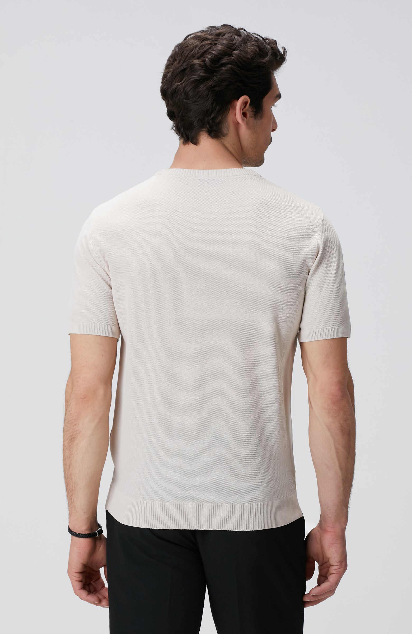 MEN'S Stone Jacquard Sweater