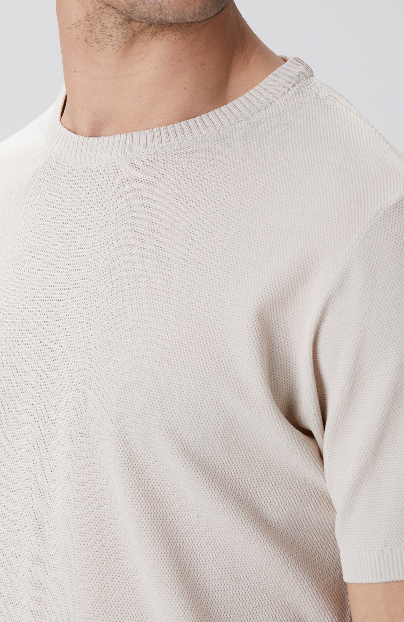 MEN'S Stone Jacquard Sweater