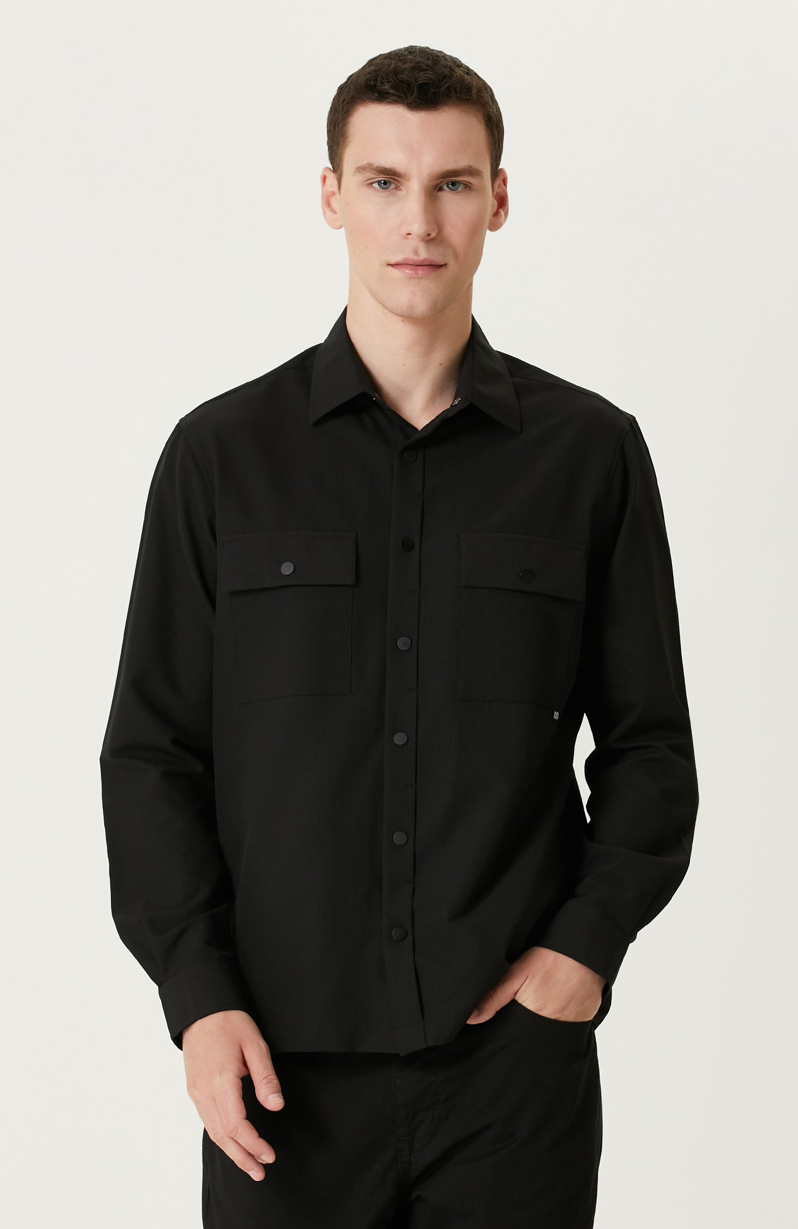 MEN'S N Tech Black Shirt