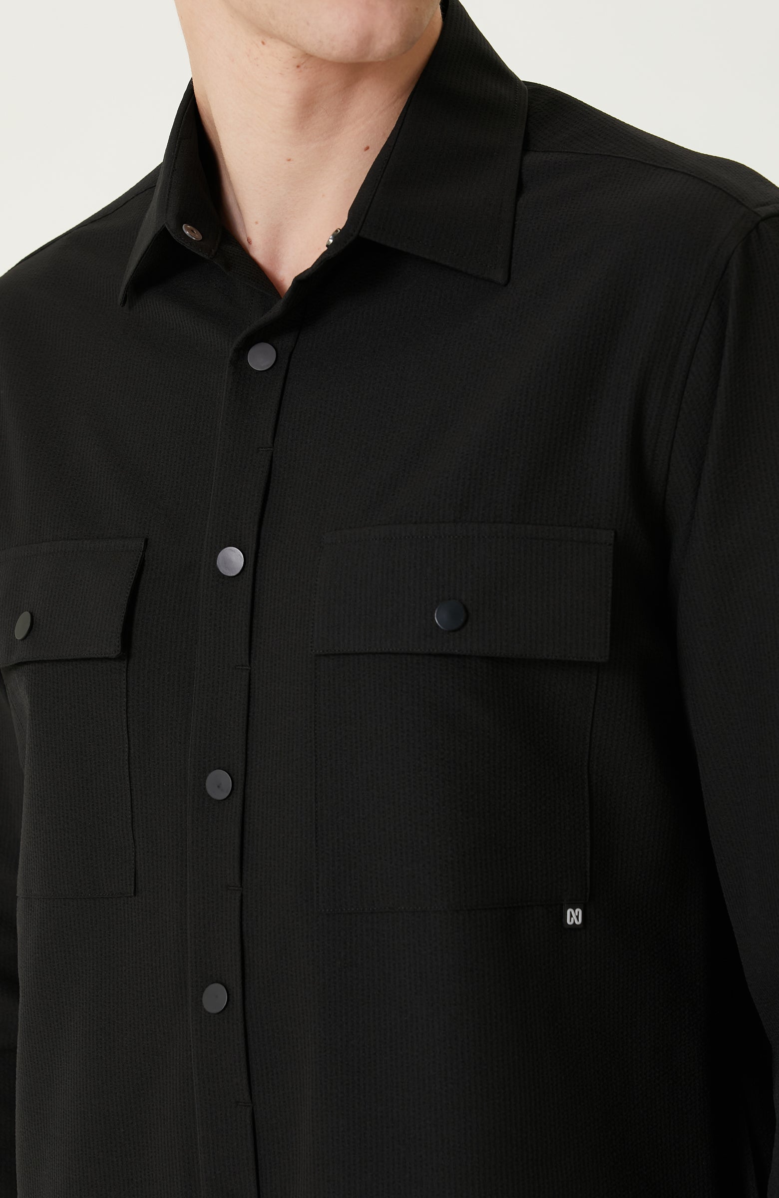 MEN'S N Tech Black Shirt