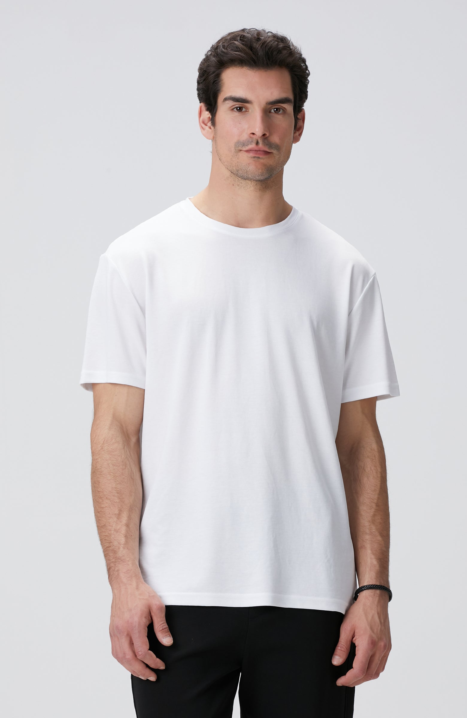 MEN'S White Basic T-Shirt