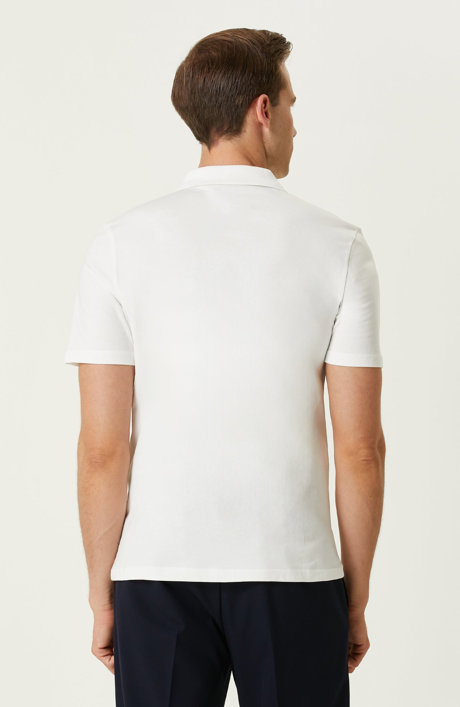 MEN'S Ecru Polo T-shirt