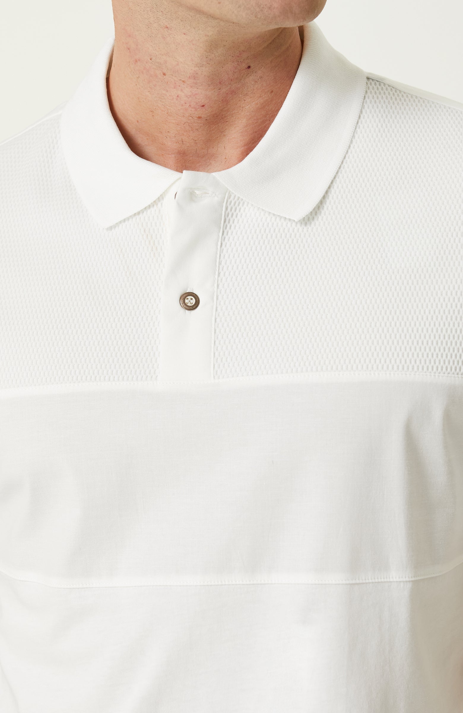 MEN'S Ecru Polo T-shirt