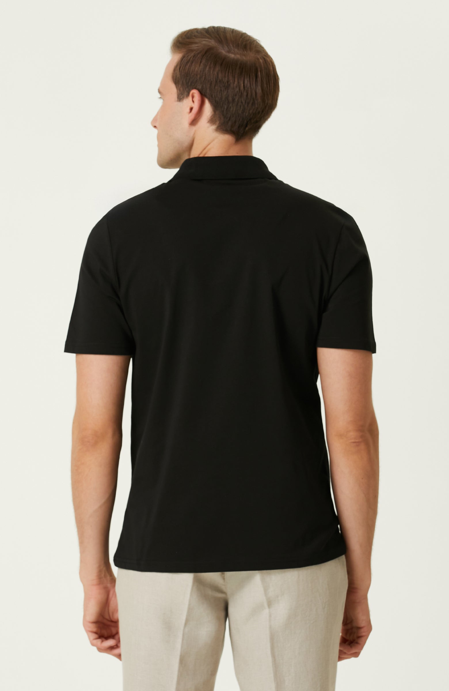 MEN'S Black Polo T-shirt