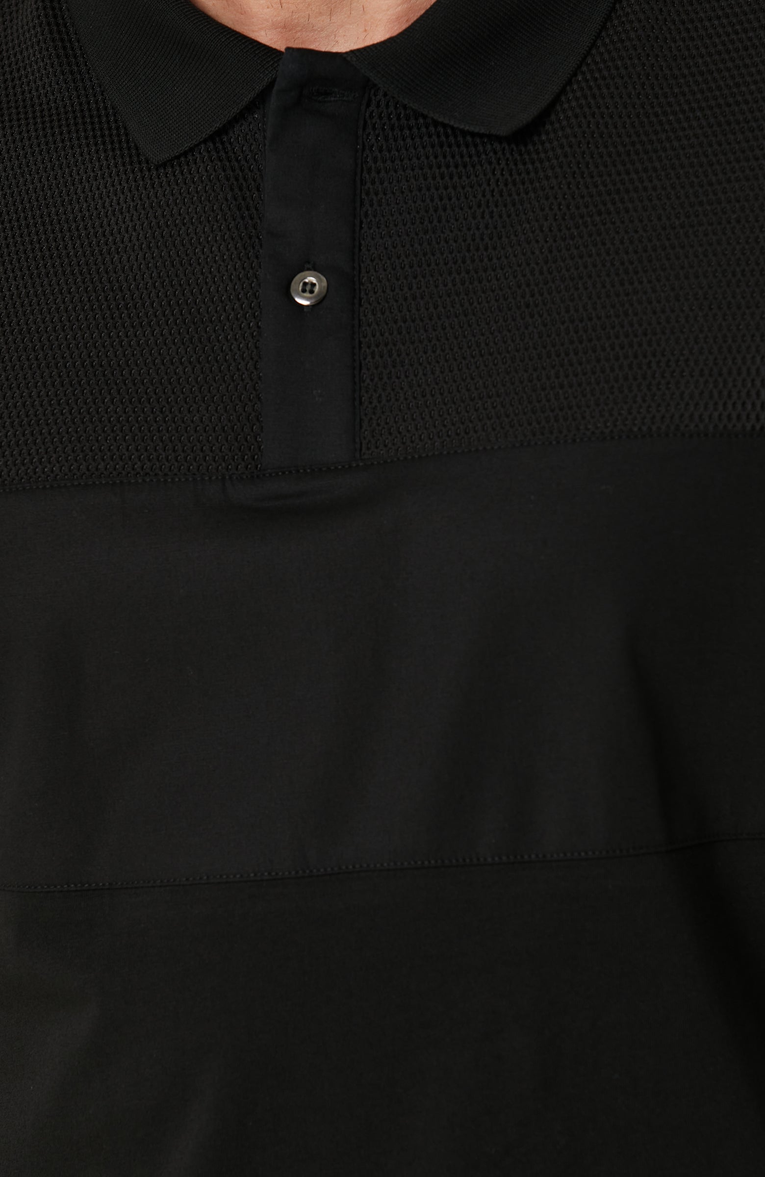 MEN'S Black Polo T-shirt