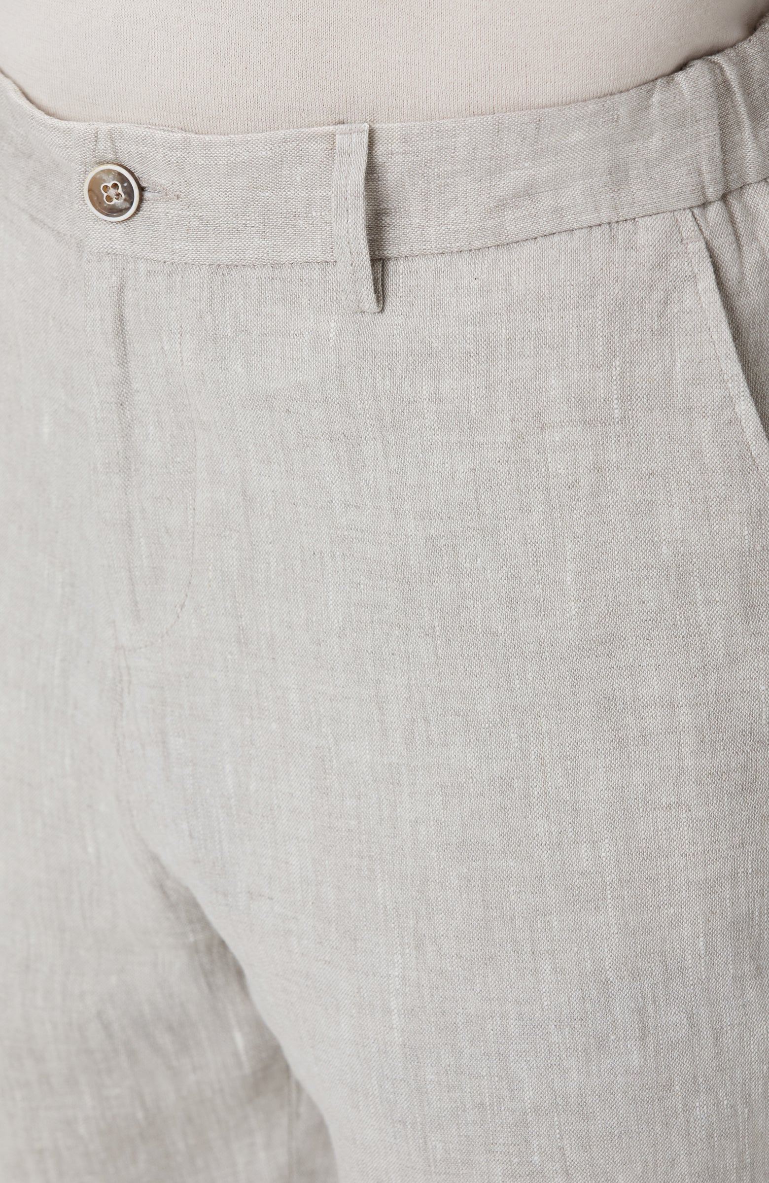 MEN'S Natural Linen Shorts