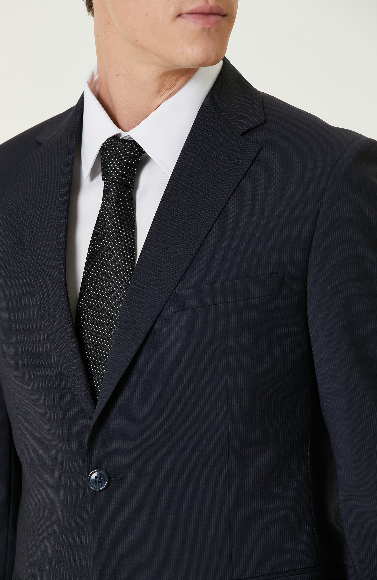 MEN'S Navy Wool Mix Suit