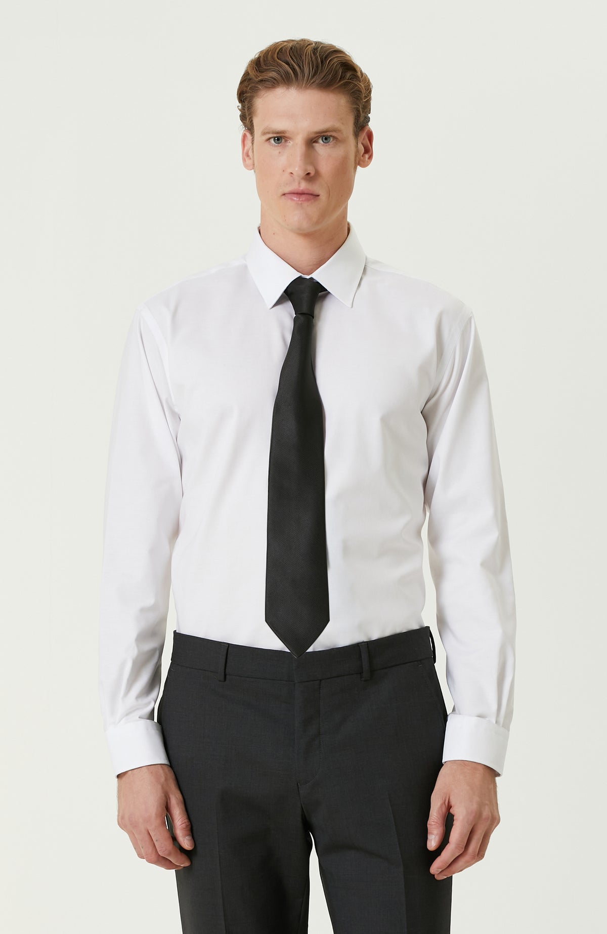 MEN'S Non-Iron White Oxford Shirt