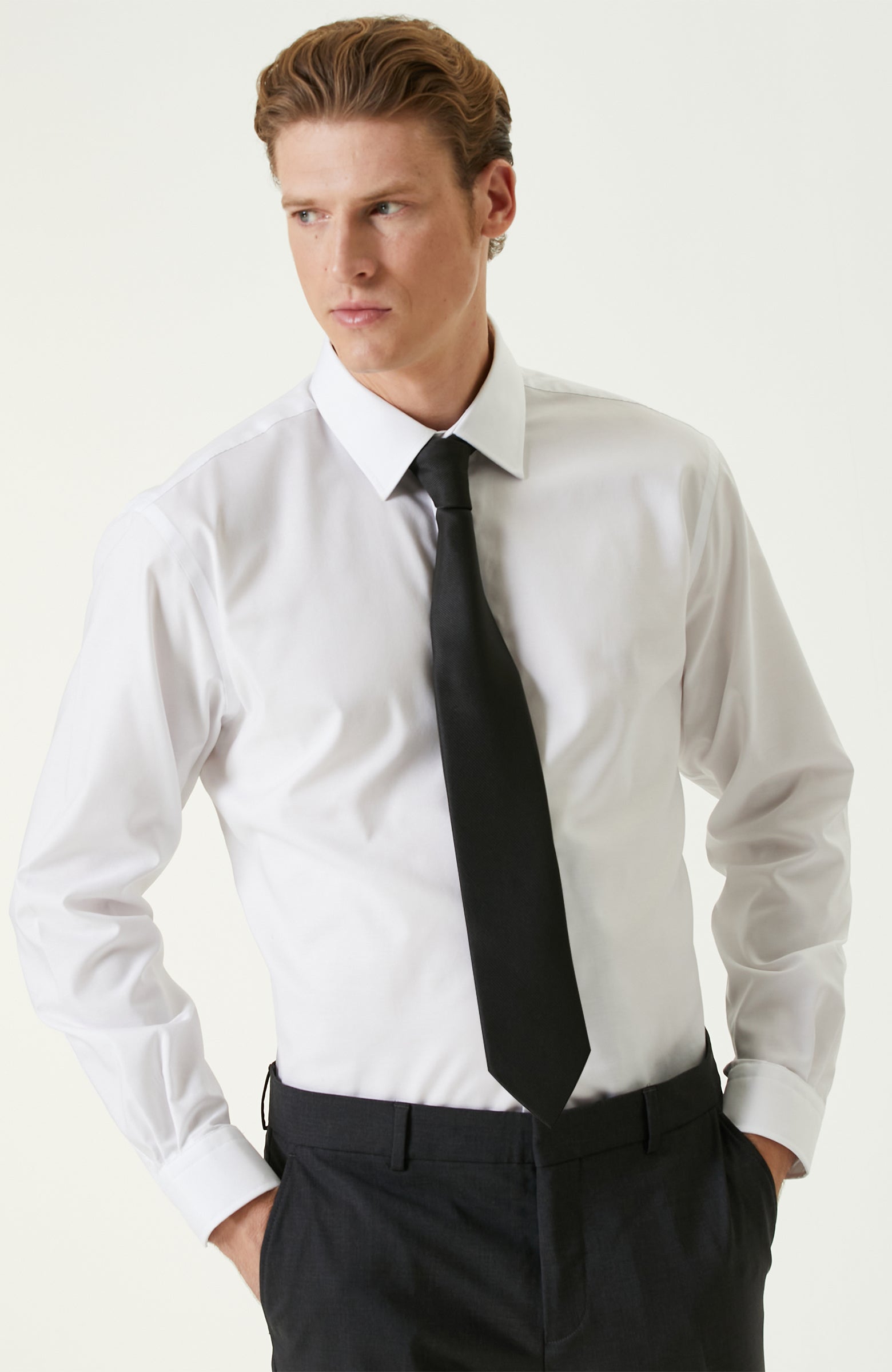 MEN'S Non-Iron White Oxford Shirt
