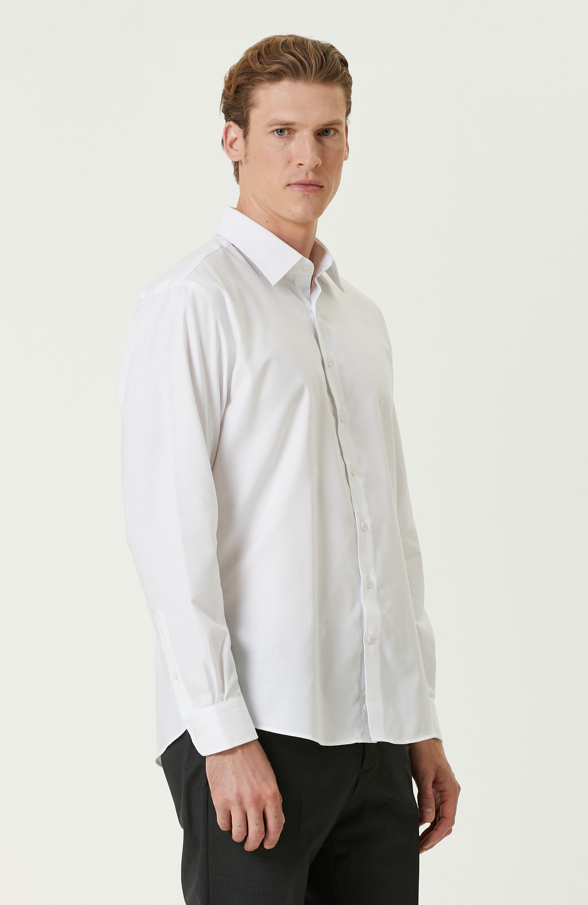 MEN'S Non-Iron White Oxford Shirt