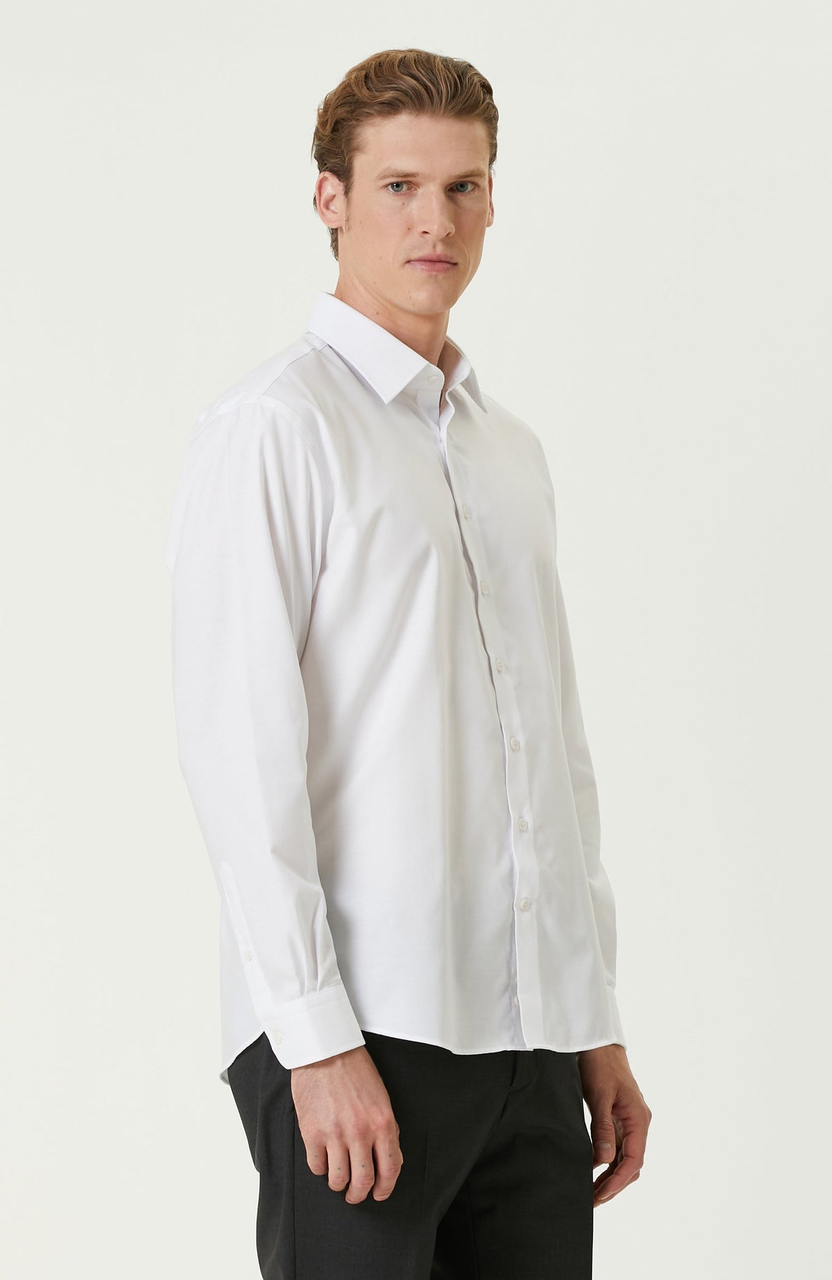 MEN'S Non-Iron White Oxford Shirt