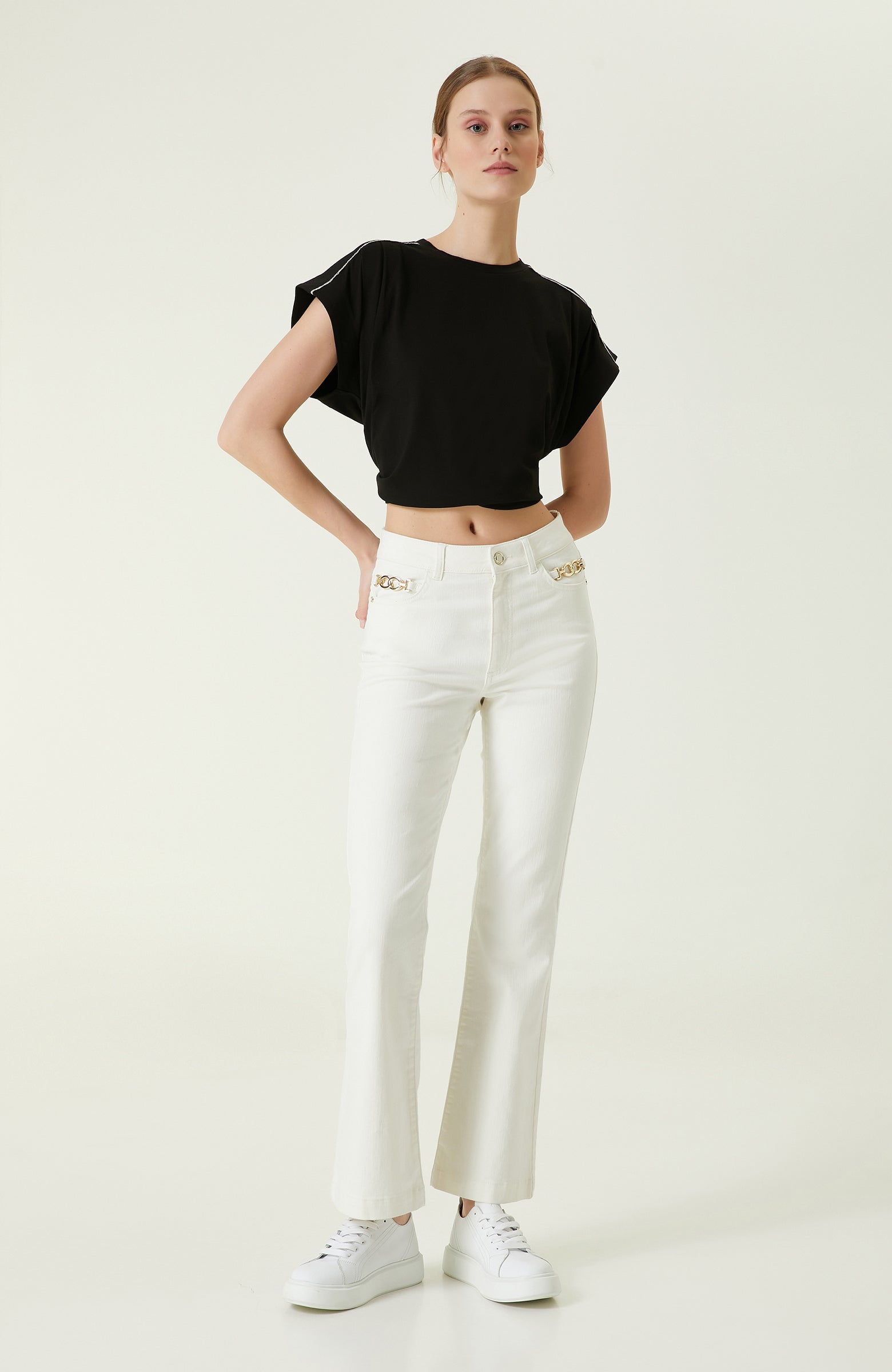 WOMEN'S DENIM TROUSERS