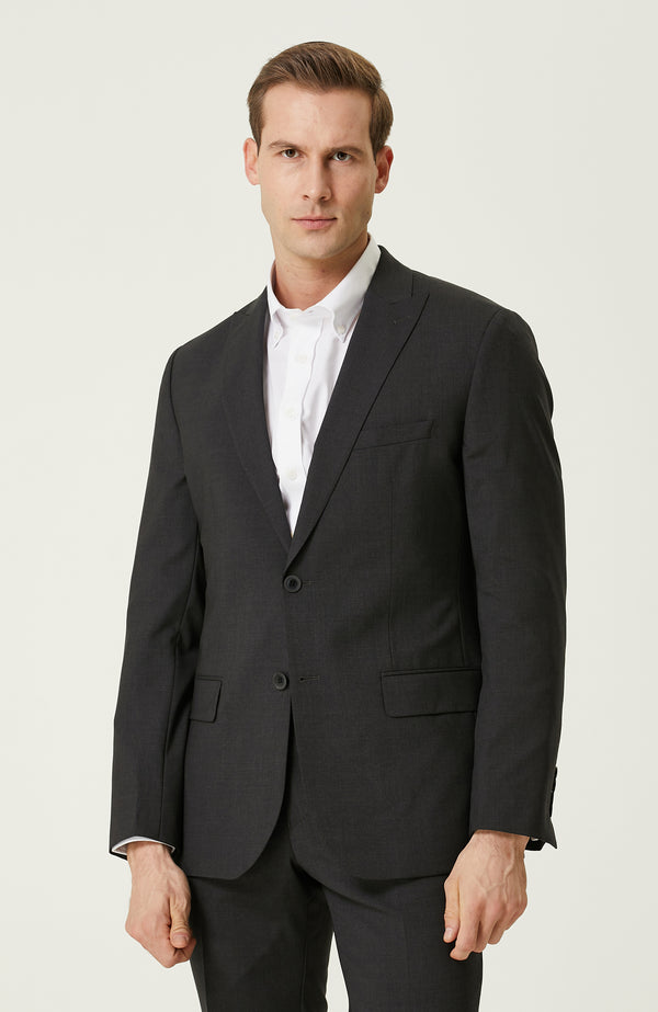 MEN'S Anthracite Wool Suit