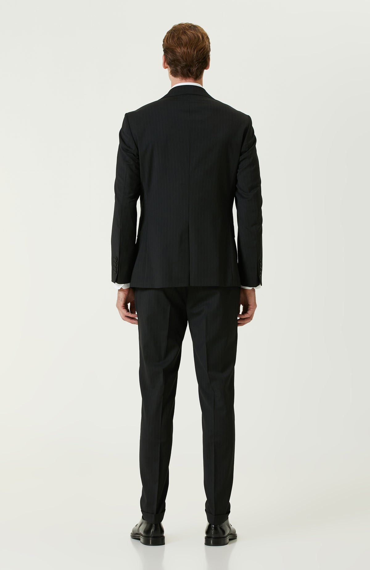 MEN'S Black Wool Mix Suit
