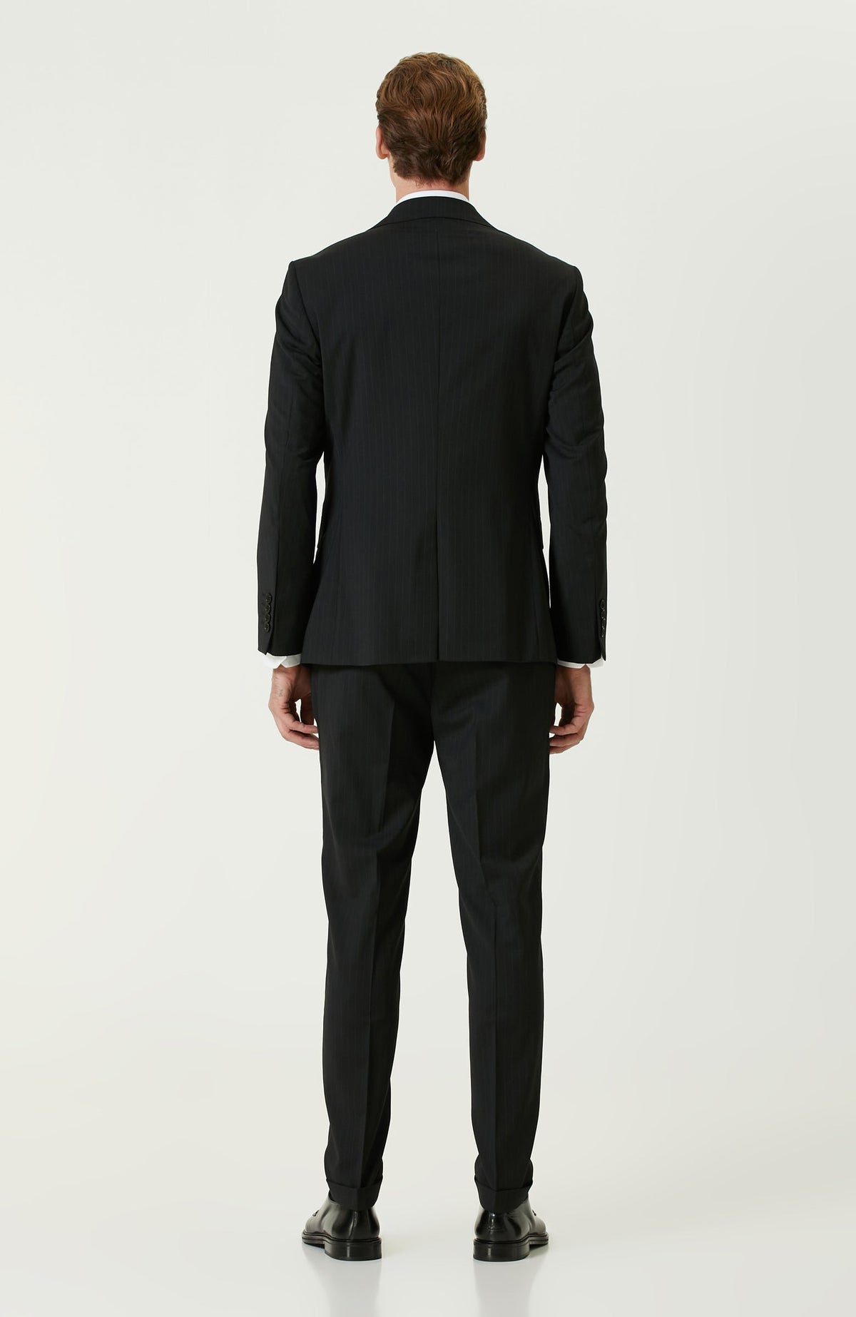 MEN'S Black Wool Mix Suit