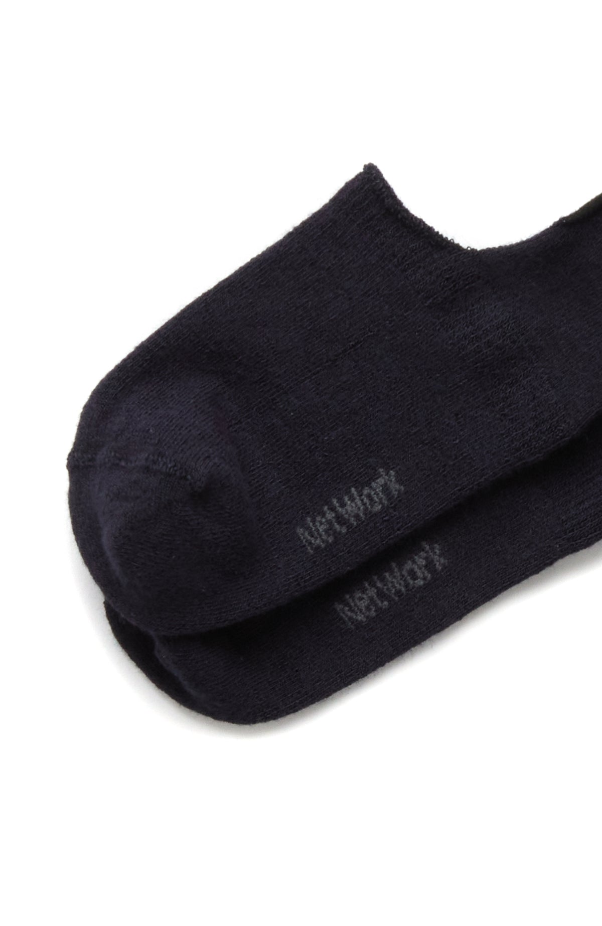 MEN'S White Navy Blue 2-Pack Bamboo Socks