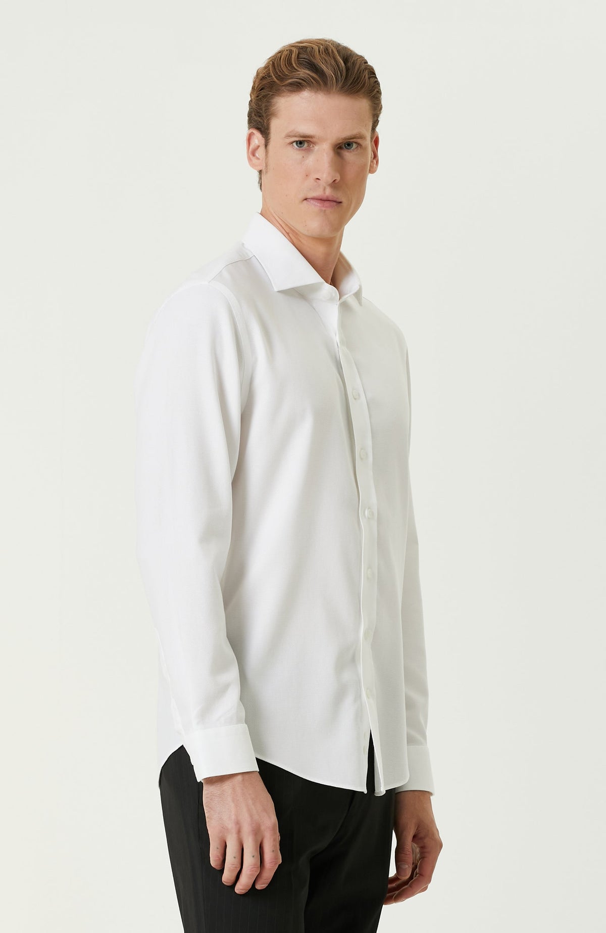 MEN'S Non-Iron White Shirt