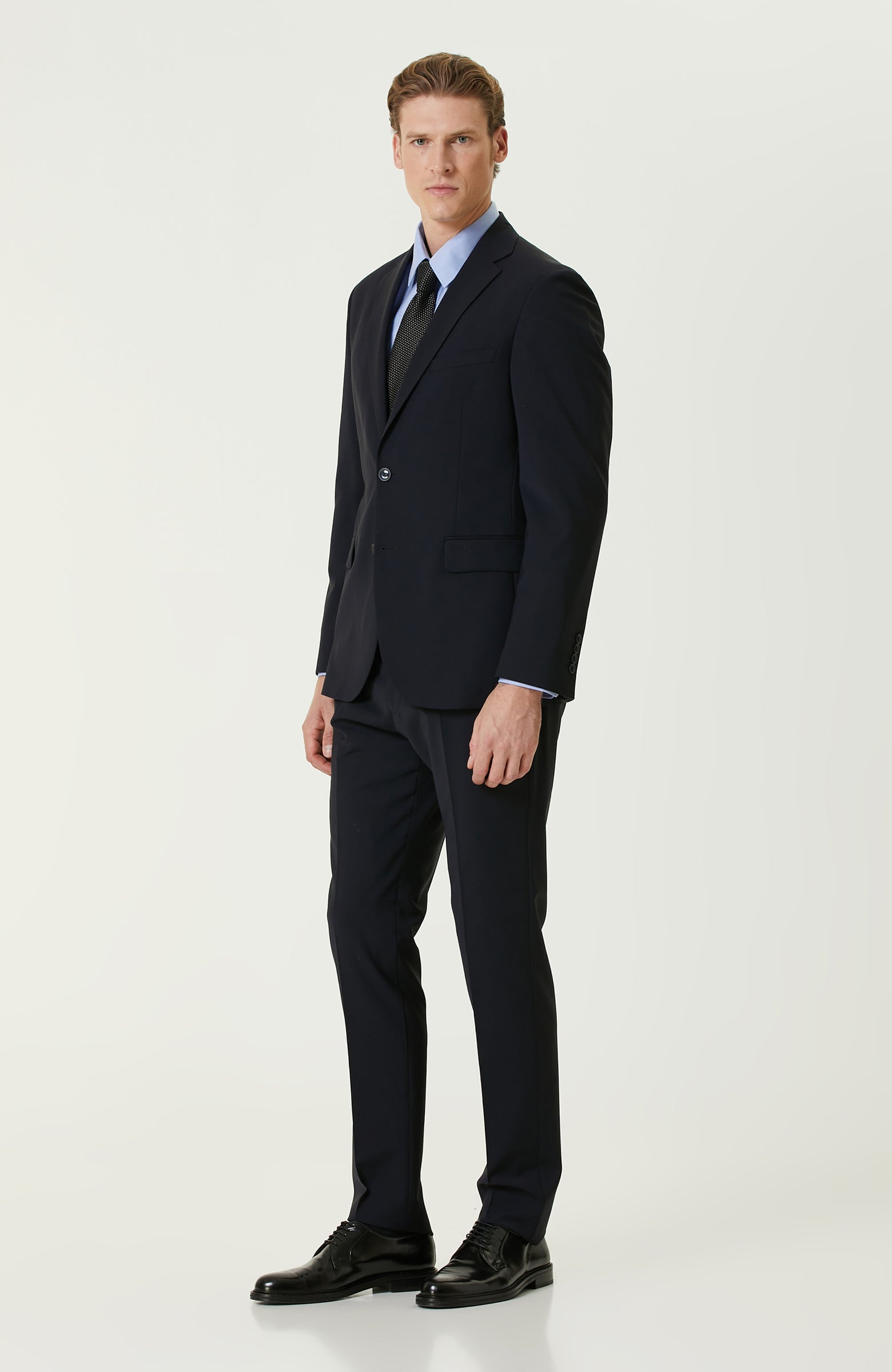 MEN'S Non-Iron Blue Oxford Shirt