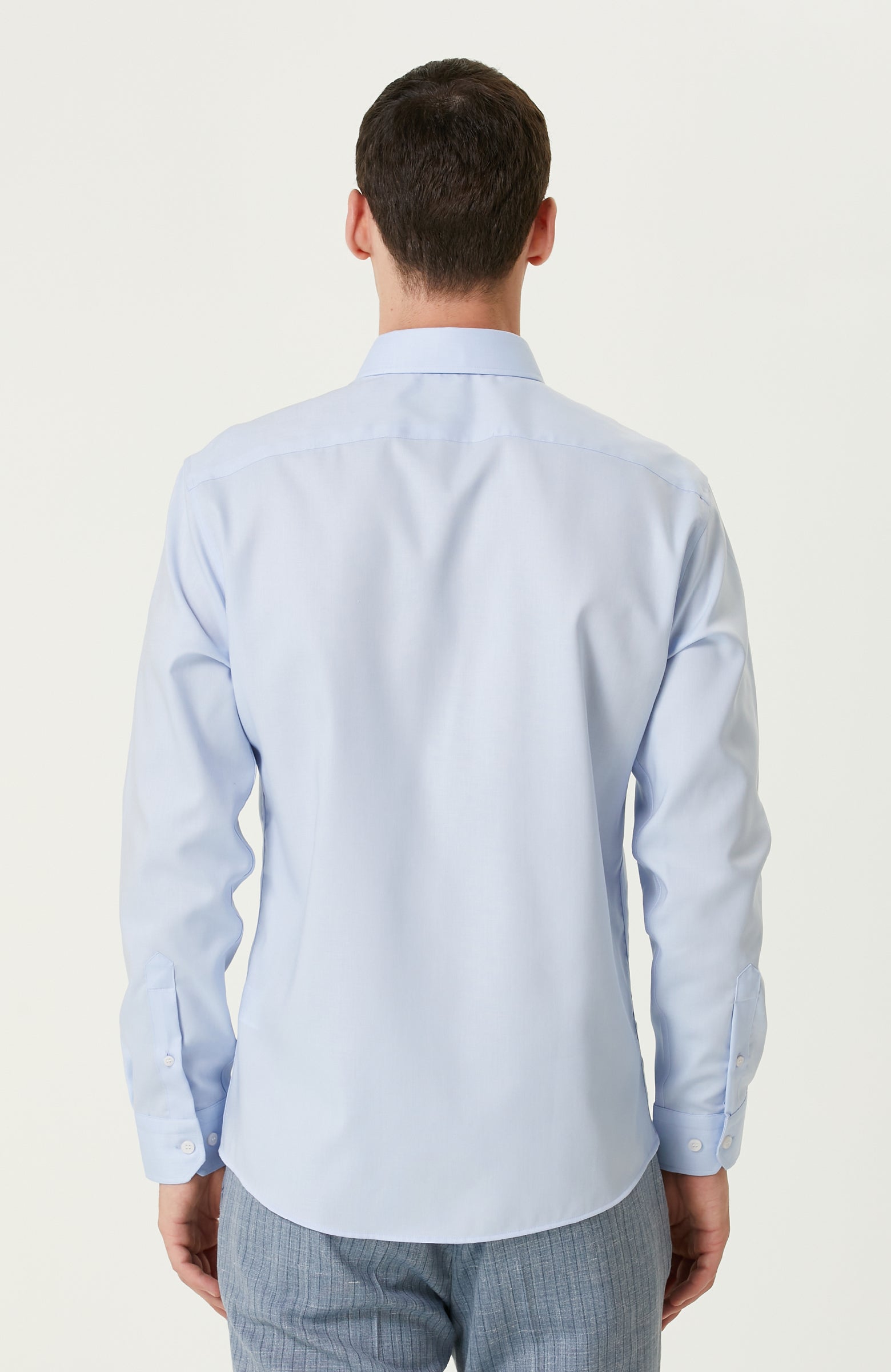 MEN'S Non Iron Light Blue Oxford Shirt