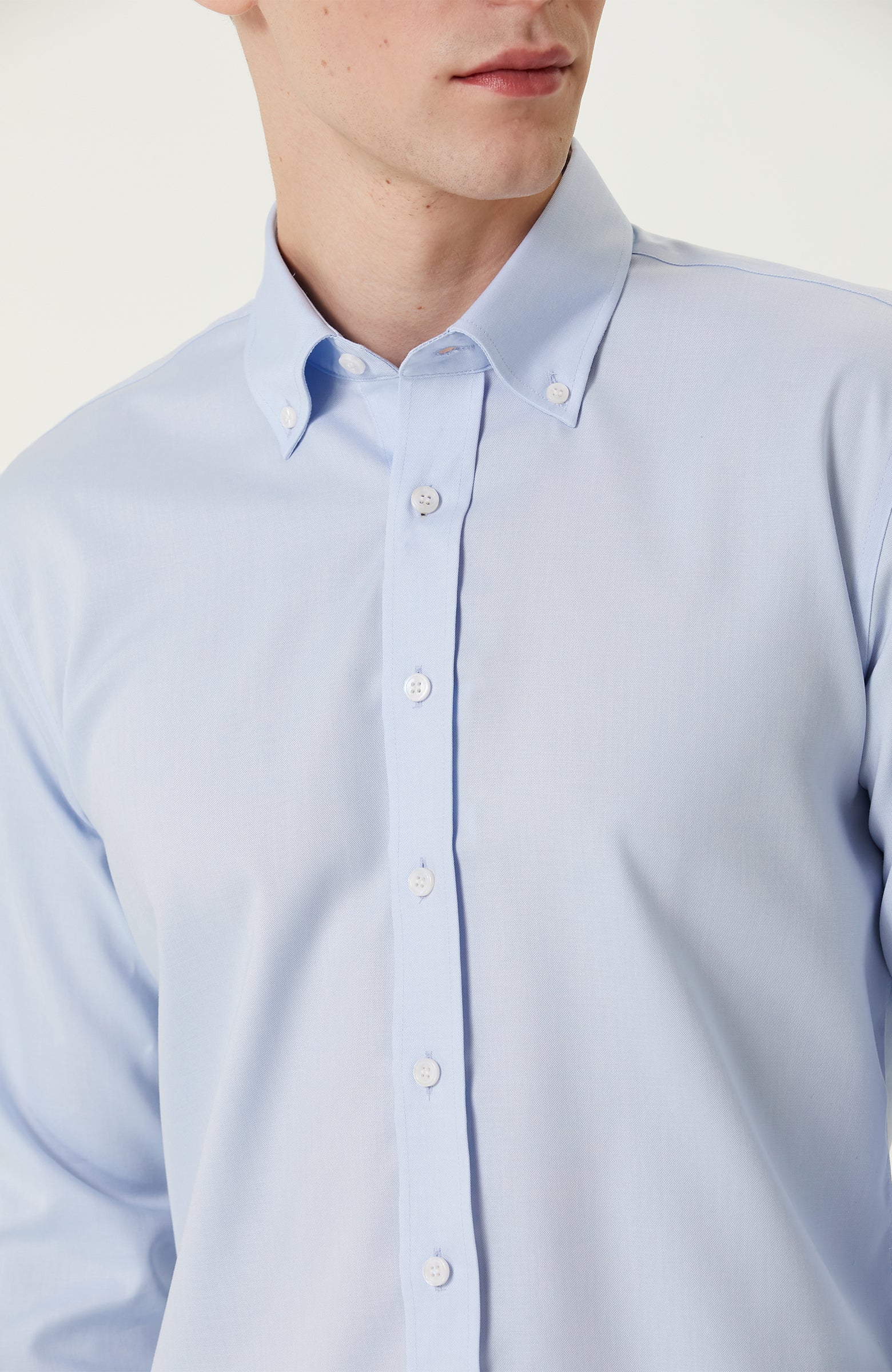 MEN'S Non Iron Light Blue Oxford Shirt