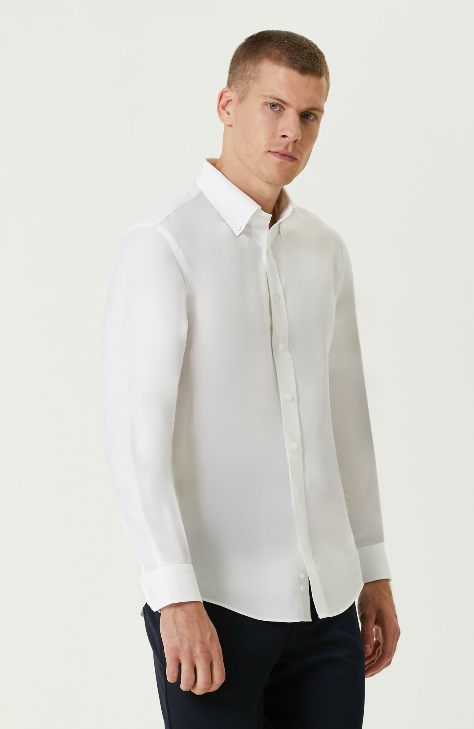 MEN'S White Oxford Shirt
