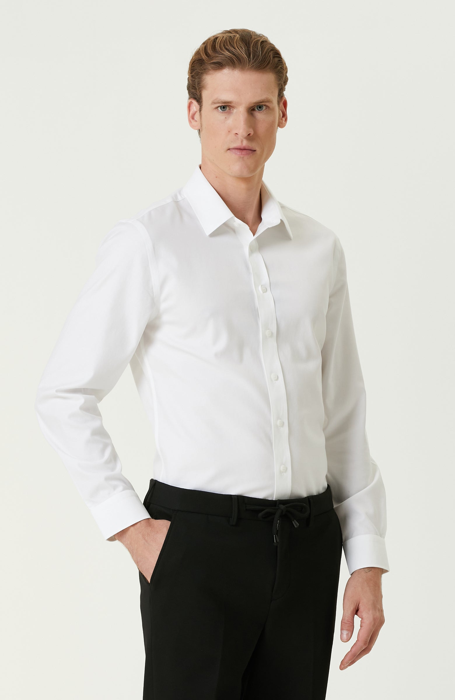 MEN'S Non-Iron White Shirt