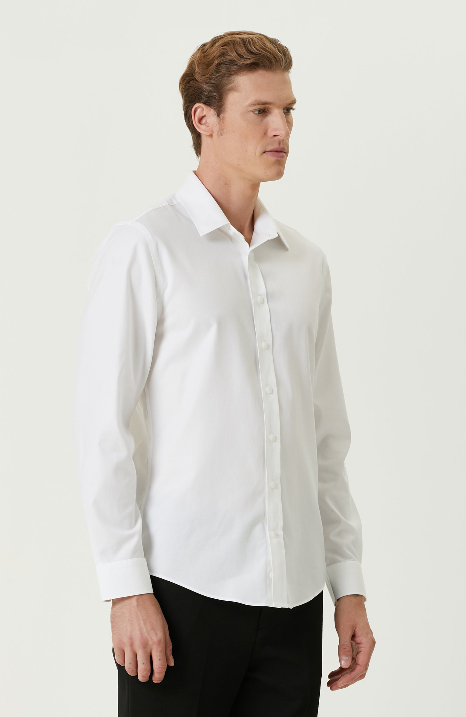 MEN'S Non-Iron White Shirt