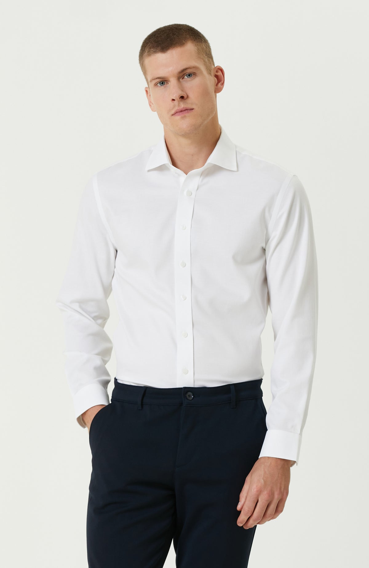 MEN'S NON-IRON JACQUARD SHIRT