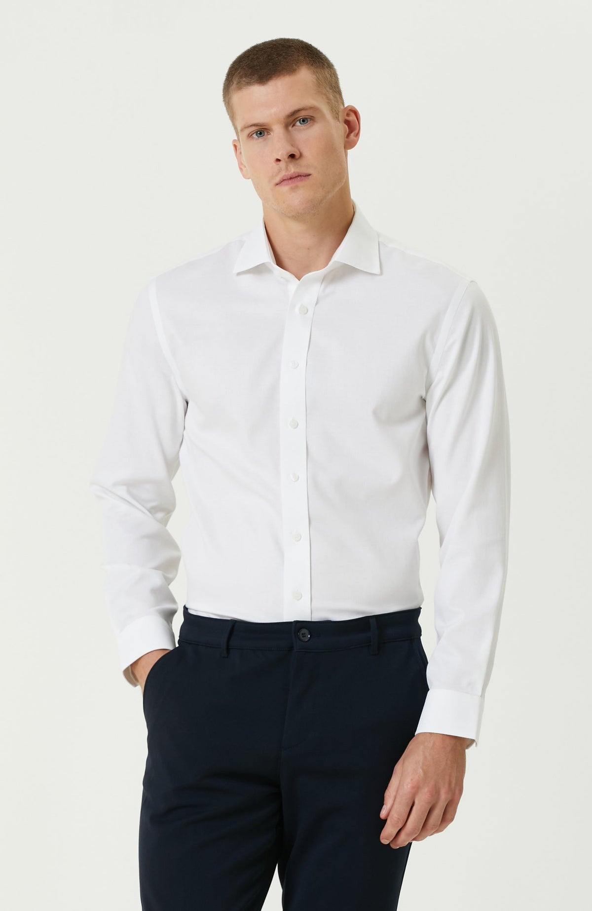 MEN'S NON-IRON JACQUARD SHIRT