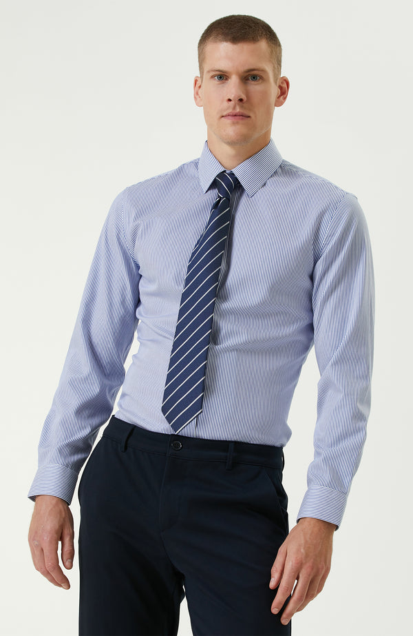 MEN'S STRIPE PATTERN NON-IRON SHIRT