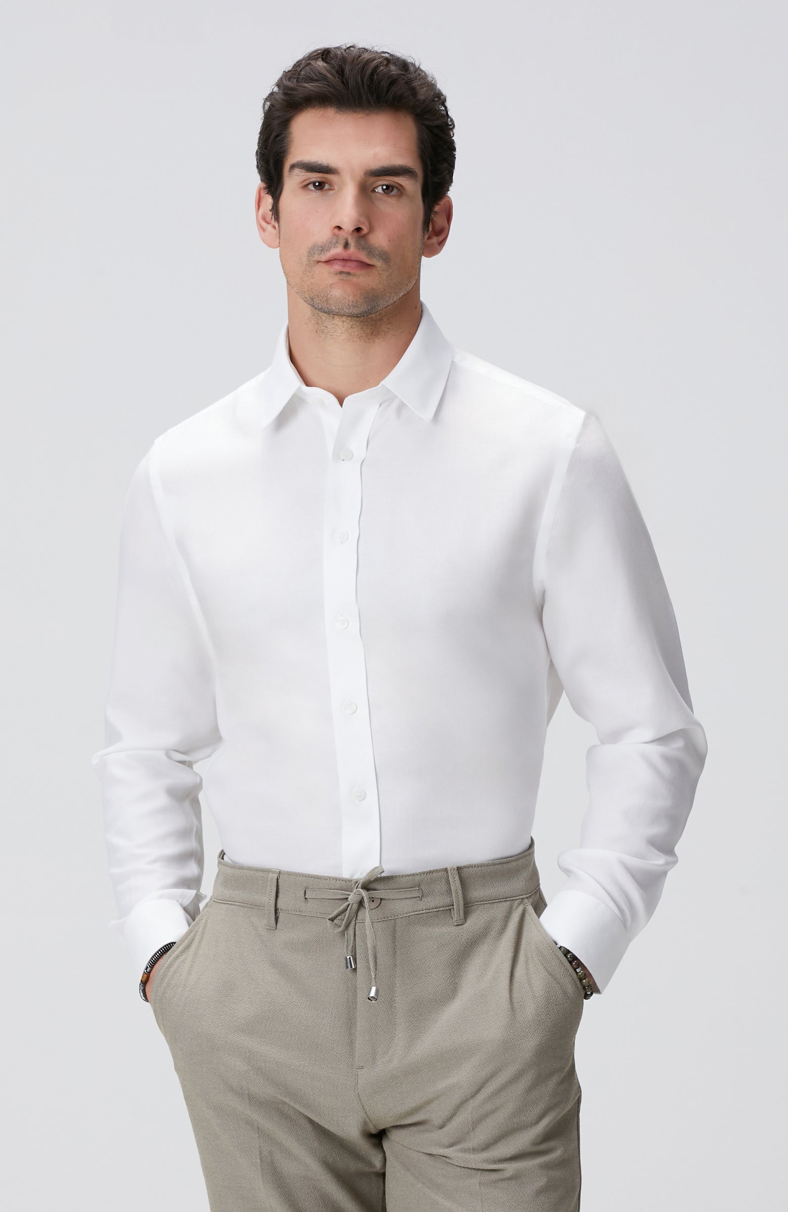MEN'S Non Iron White Shirt