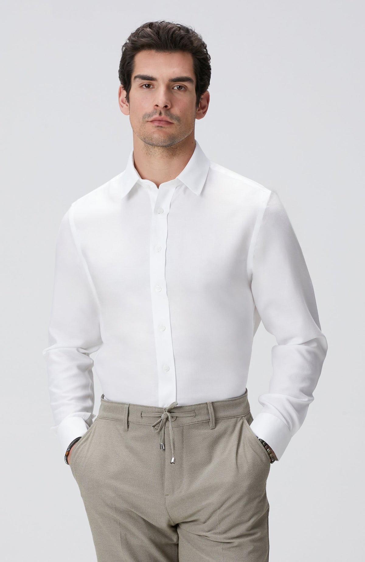 MEN'S Non Iron White Shirt