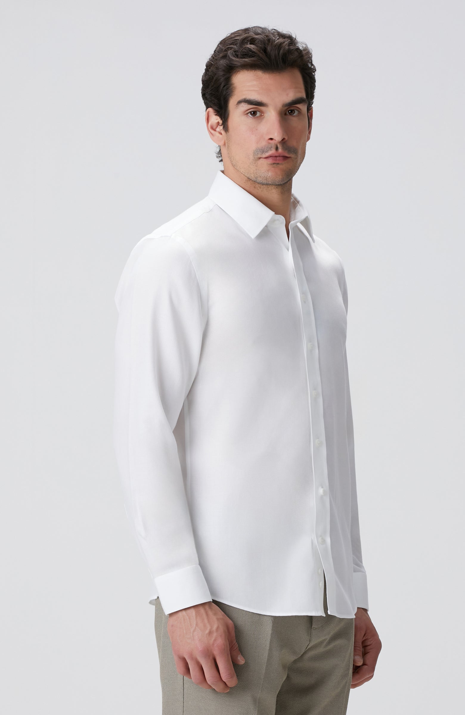 MEN'S Non Iron White Shirt