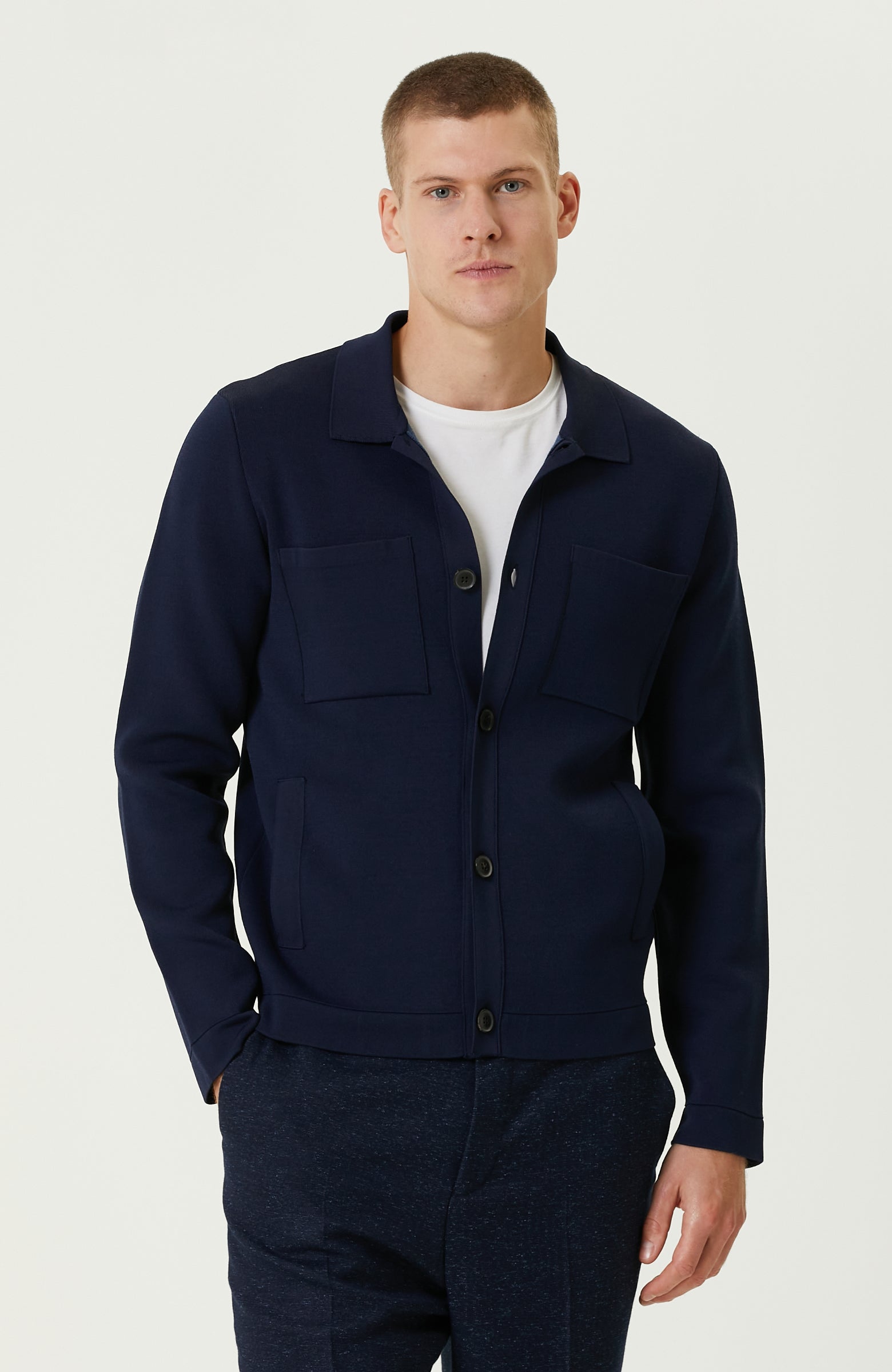 MEN'S Double Face Knit Jacket