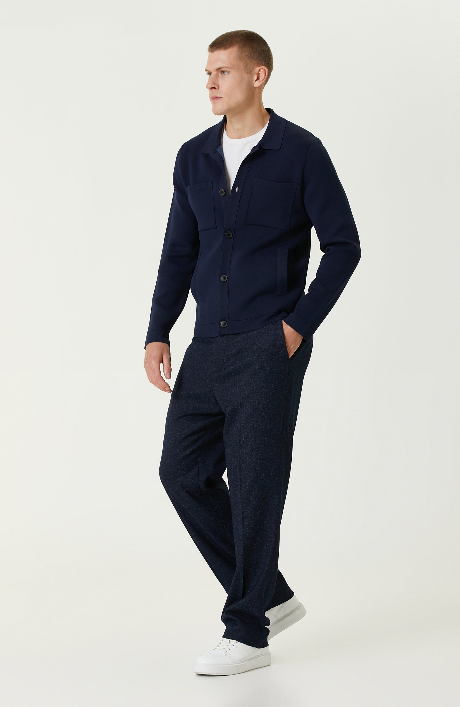 MEN'S Double Face Knit Jacket