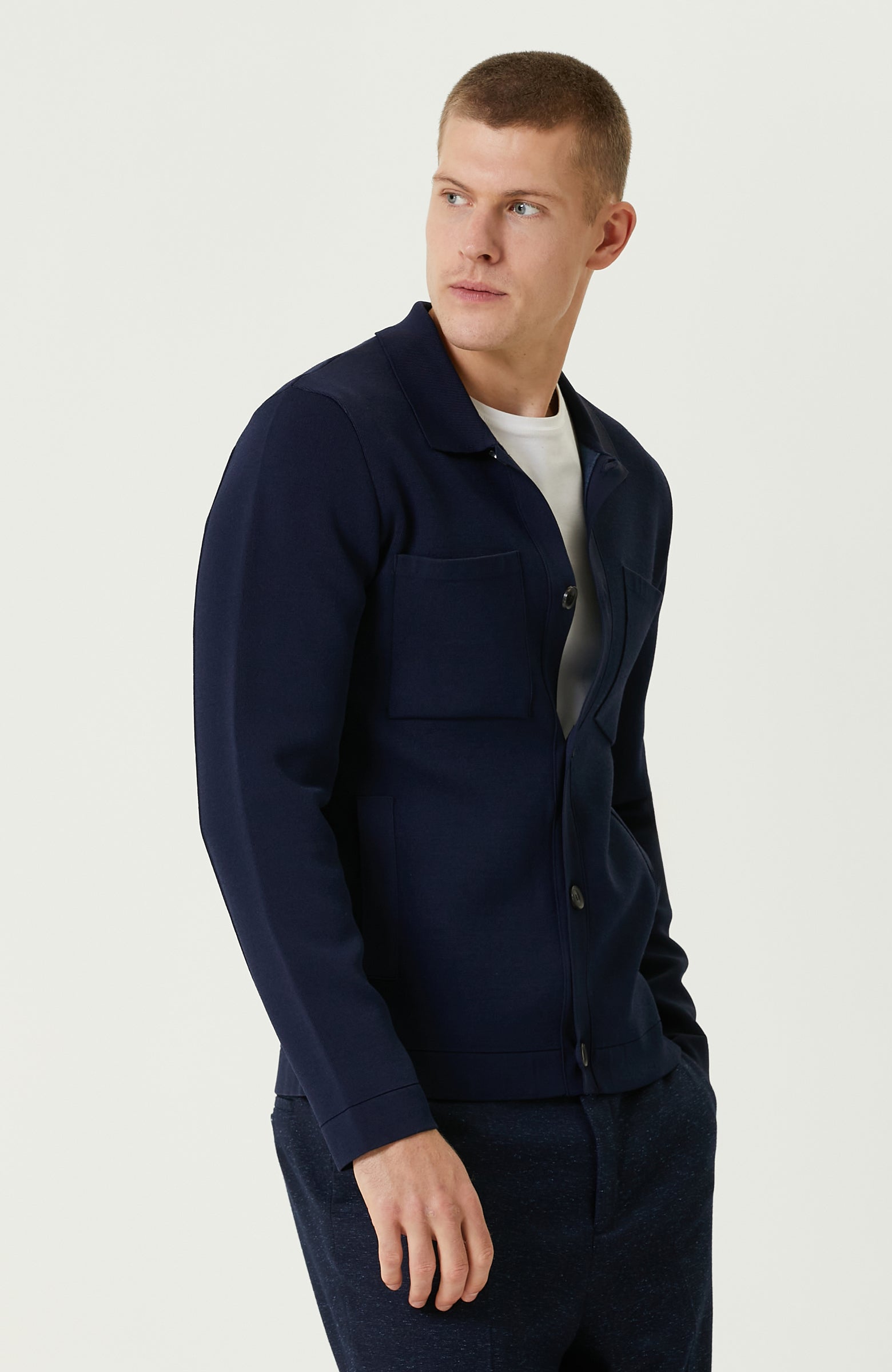 MEN'S Double Face Knit Jacket