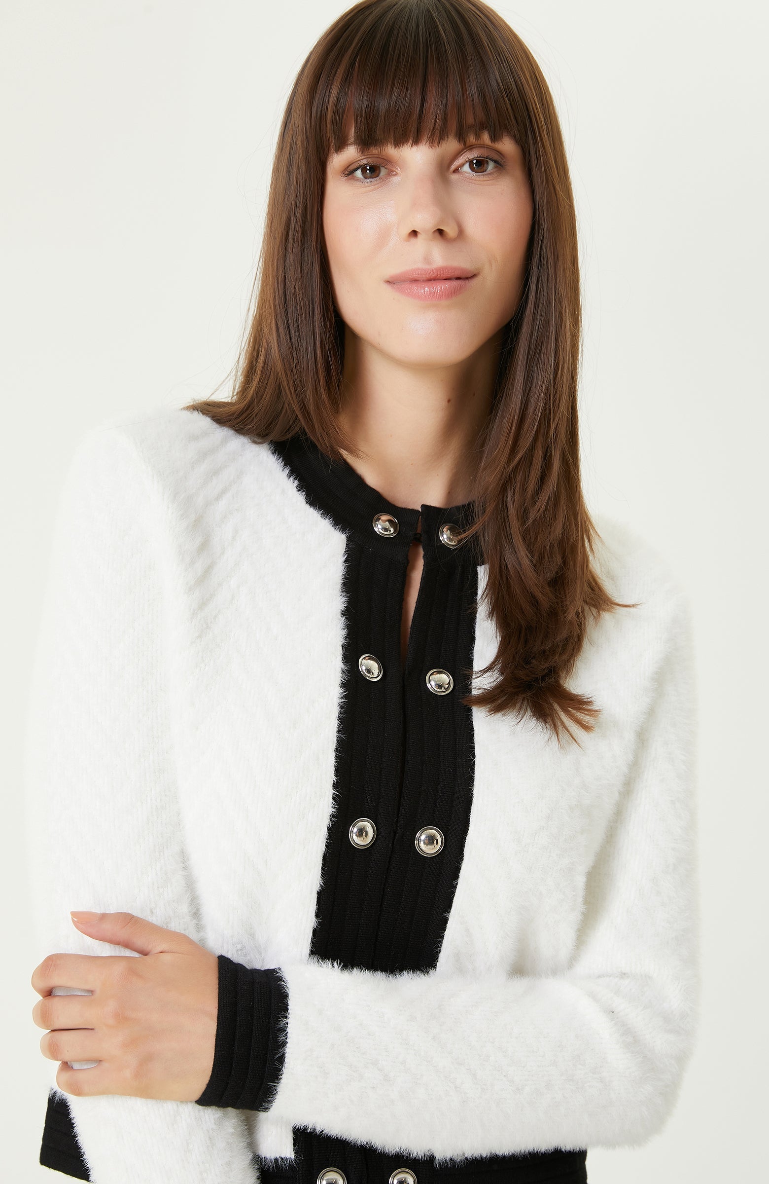 WOMEN'S Soft Texture Knitwear Jacket