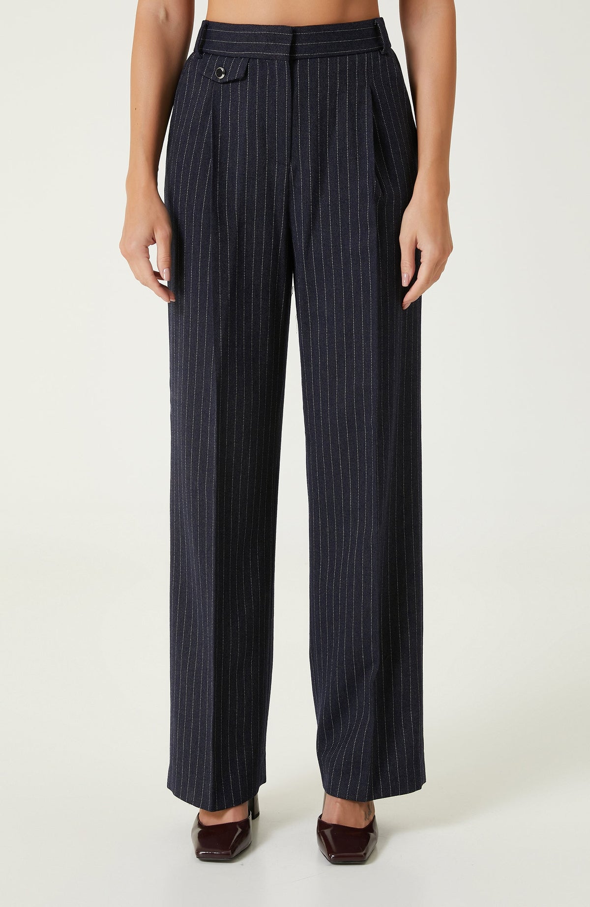 WOMEN'S STRIPED TROUSERS