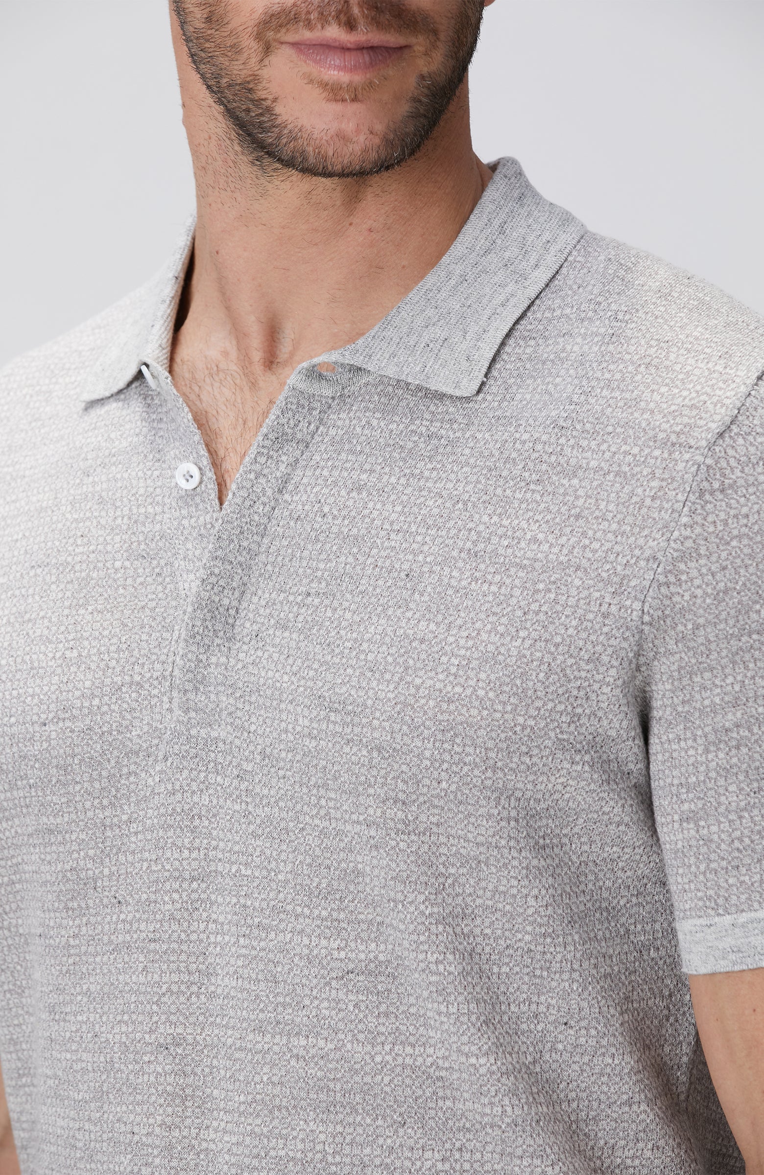MEN'S Limited Gray Linen Blend Sweater